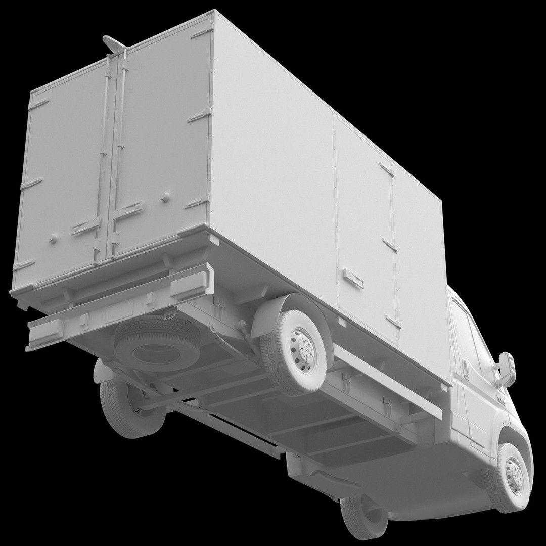 RAM PROMASTER Chassis Cab 3D Model – Detailed Truck Asset, FBX, OBJ - View 15