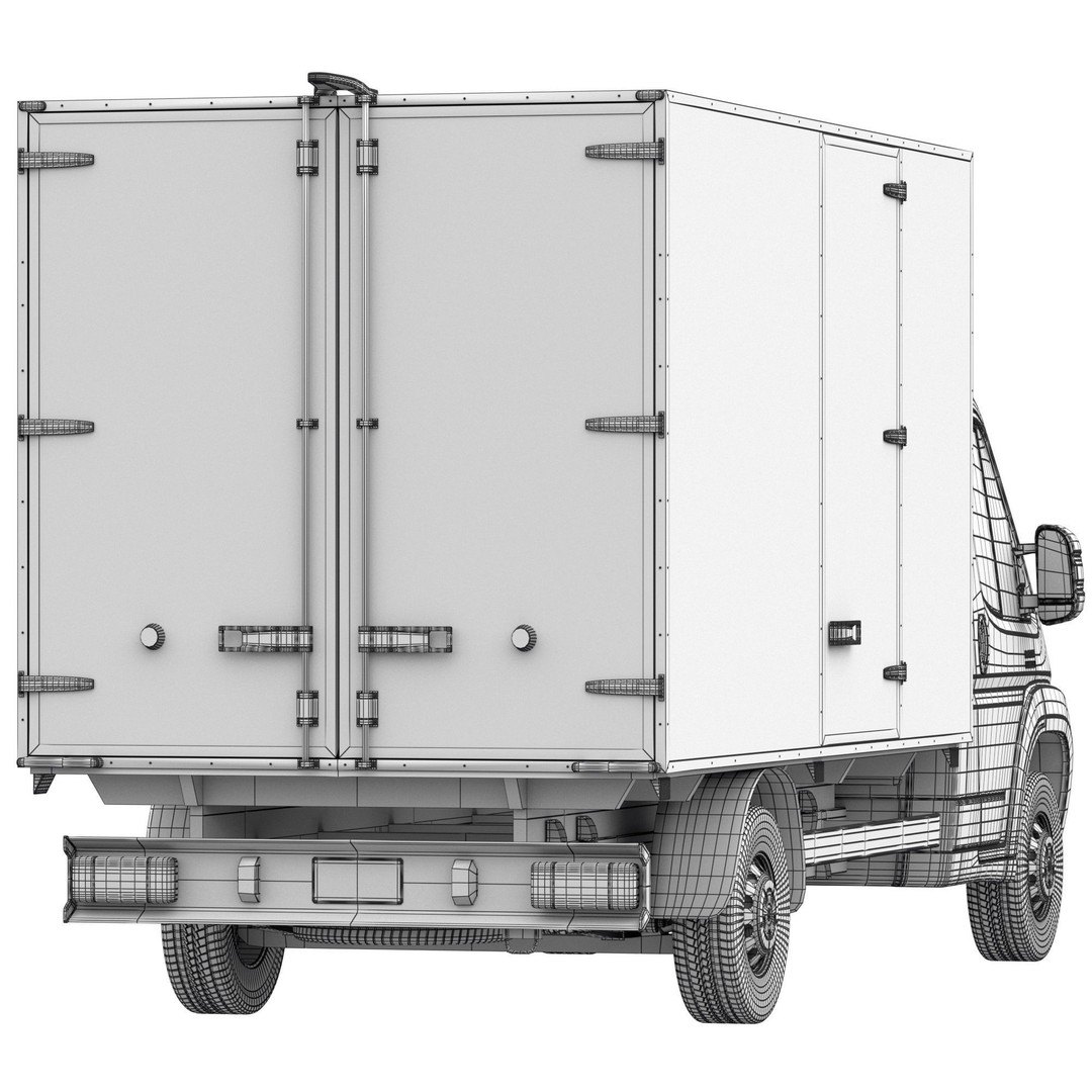 RAM PROMASTER Chassis Cab 3D Model – Detailed Truck Asset, FBX, OBJ - View 18