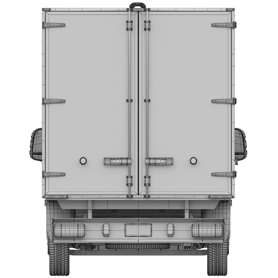 RAM PROMASTER Chassis Cab 3D Model – Detailed Truck Asset, FBX, OBJ - View 20