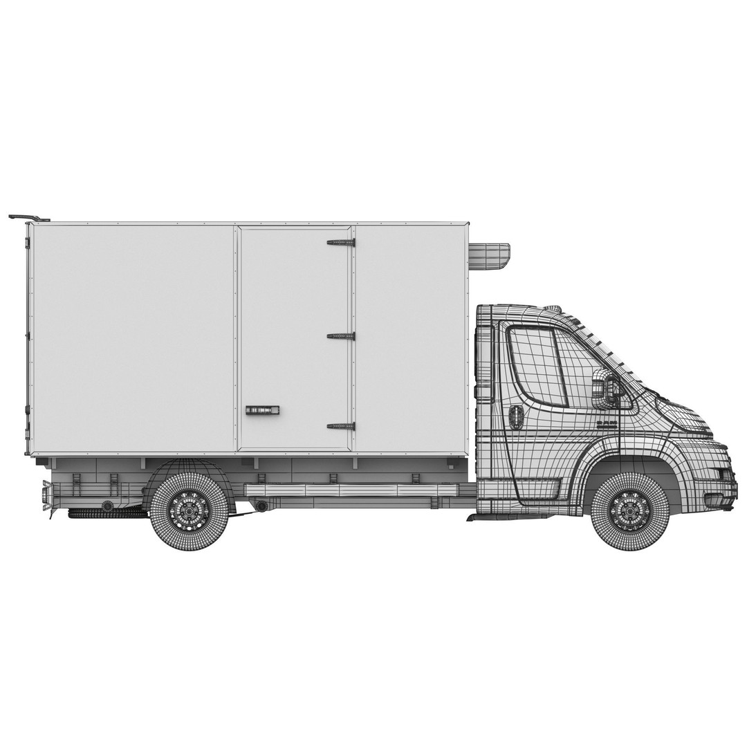 RAM PROMASTER Chassis Cab 3D Model – Detailed Truck Asset, FBX, OBJ - View 21