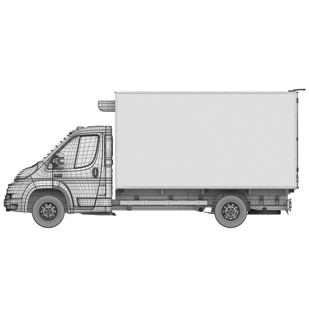 RAM PROMASTER Chassis Cab 3D Model – Detailed Truck Asset, FBX, OBJ - View 22