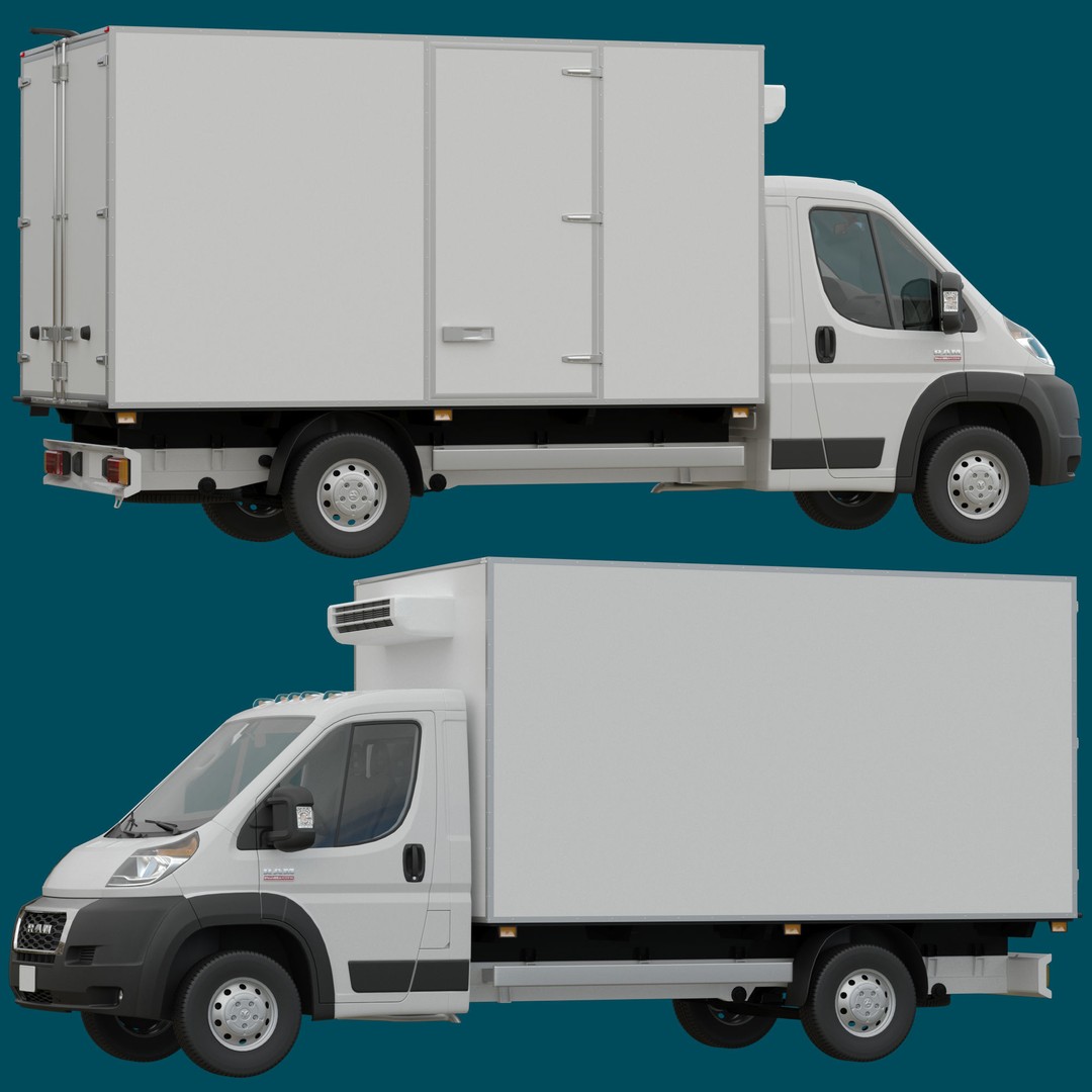 RAM PROMASTER Chassis Cab 3D Model – Detailed Truck Asset, FBX, OBJ - View 25