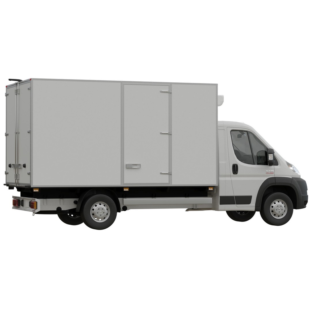 RAM PROMASTER Chassis Cab 3D Model – Detailed Truck Asset, FBX, OBJ - View 4