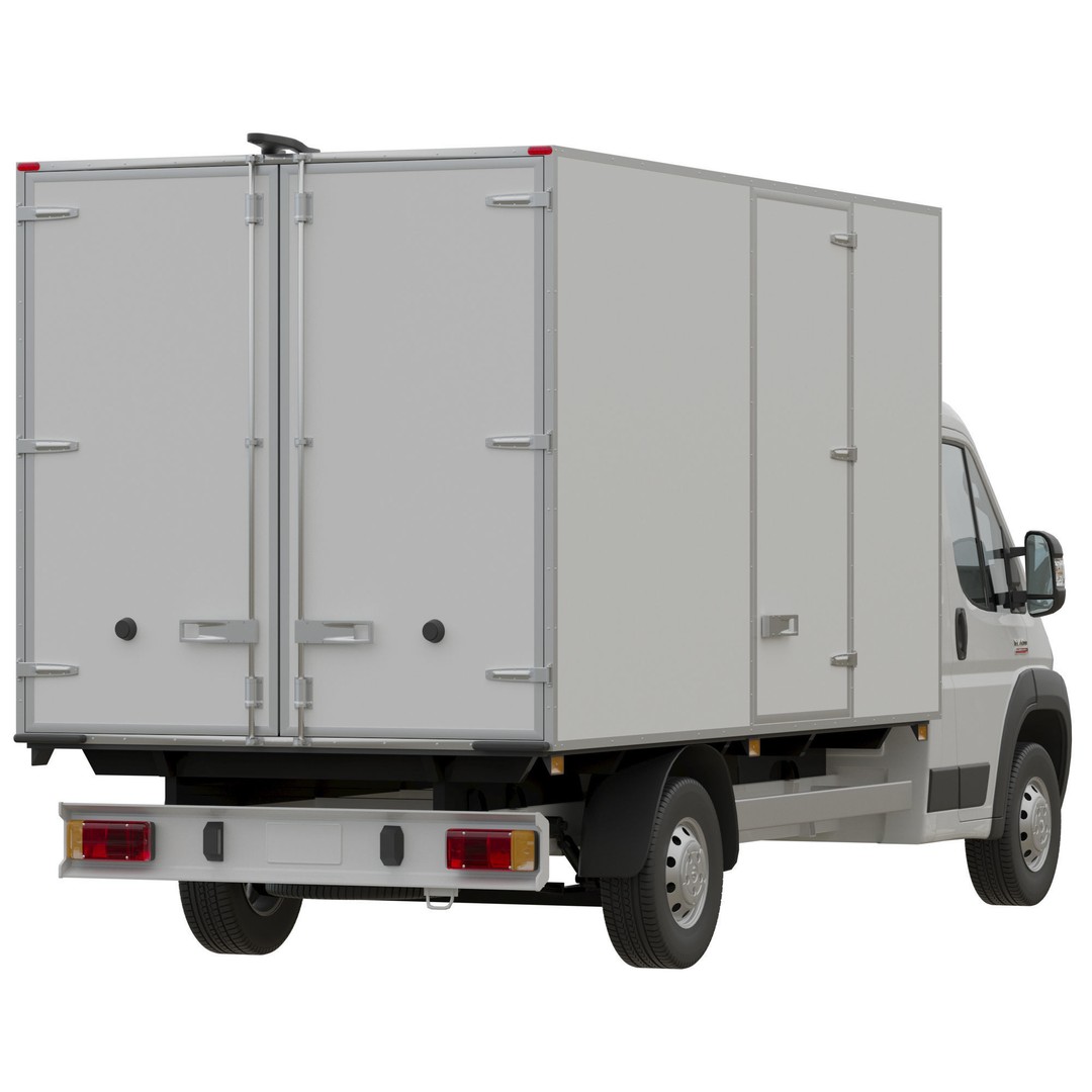 RAM PROMASTER Chassis Cab 3D Model – Detailed Truck Asset, FBX, OBJ - View 6