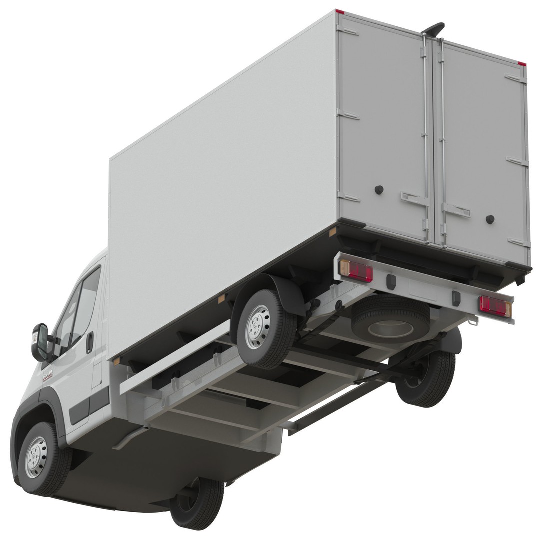 RAM PROMASTER Chassis Cab 3D Model – Detailed Truck Asset, FBX, OBJ - View 7