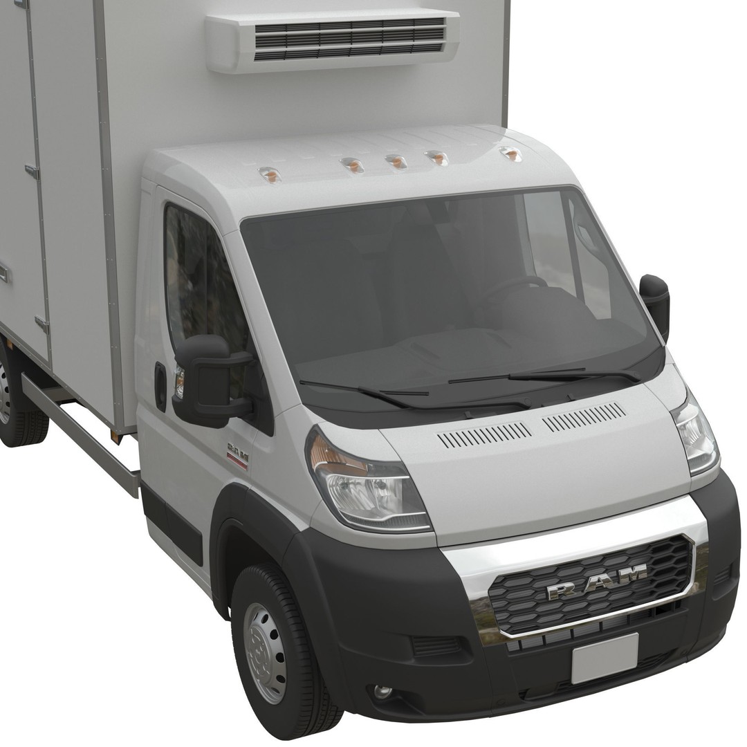 RAM PROMASTER Chassis Cab 3D Model – Detailed Truck Asset, FBX, OBJ - View 8