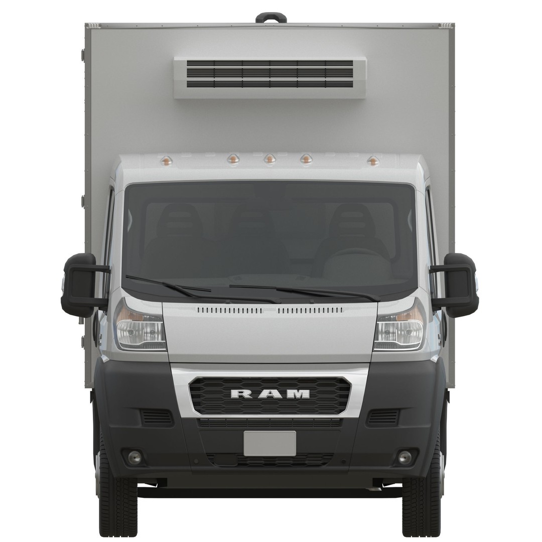 RAM PROMASTER Chassis Cab 3D Model – Detailed Truck Asset, FBX, OBJ - View 9