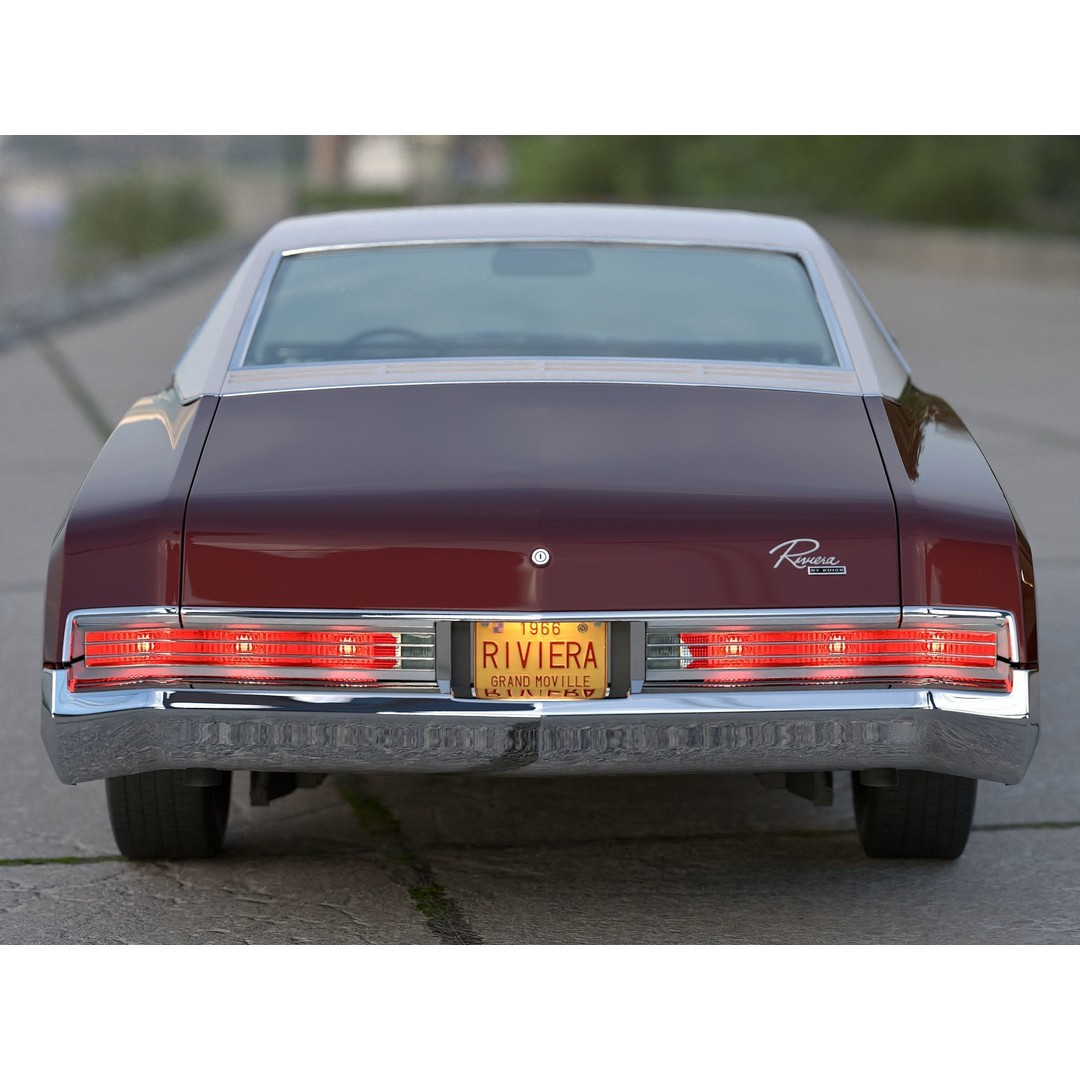 Buick Riviera 1966 3D Model – Classic Coupe with PBR Textures, FBX - View 6