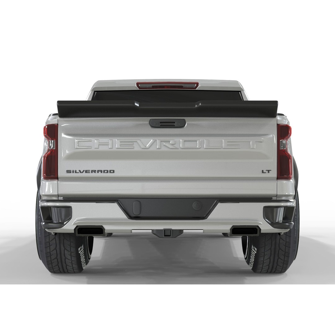Chevrolet Silverado Tuning 2019 3D Model – High Poly Game Asset, FBX, OBJ - View 6