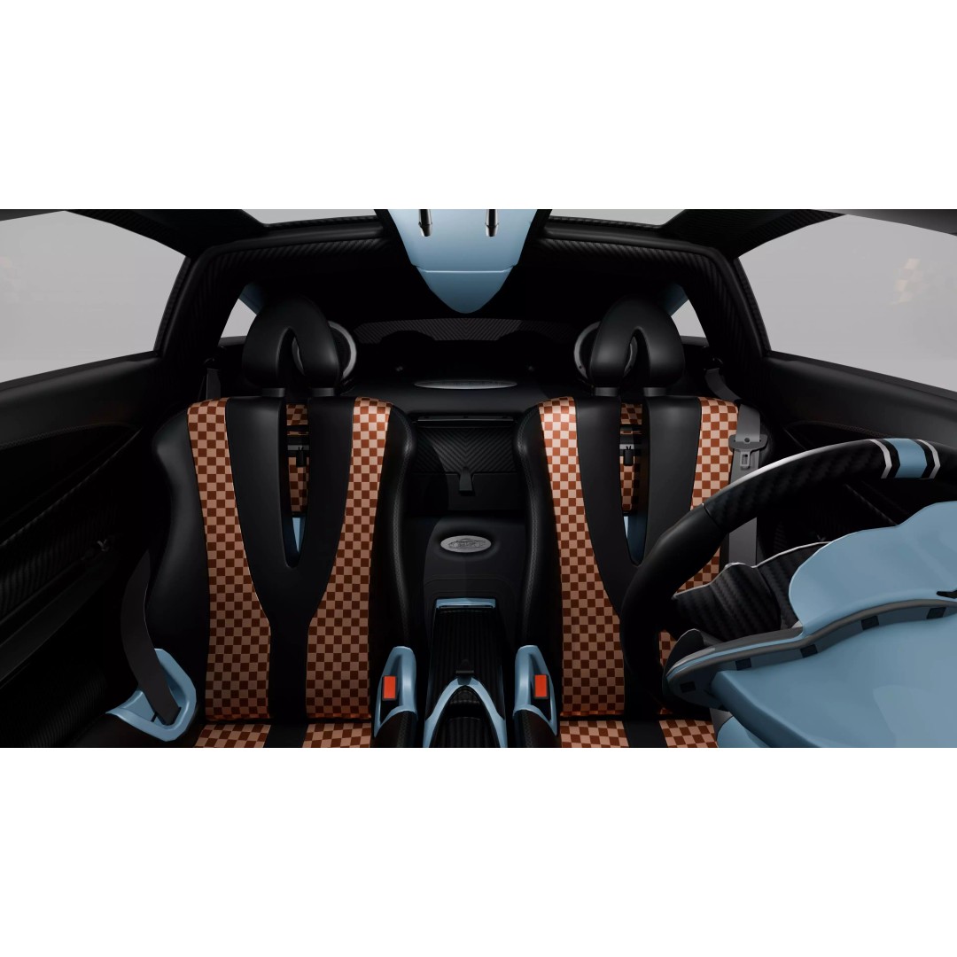 Pagani Codalunga 3D Model – High Poly Hypercar with PBR Textures - View 13