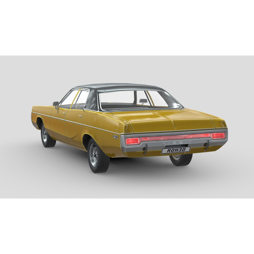 Dodge Polara 3D Model – Low Poly Game Asset, PBR Textures - View 3