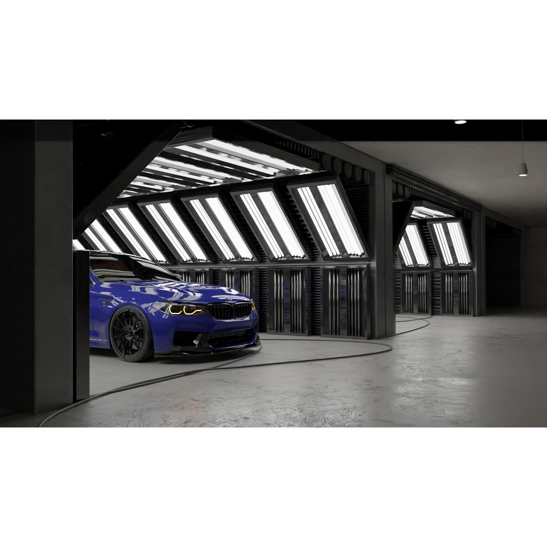 3D Car Rendering Scene – High Poly Blender Model for Realistic Renders - View 4