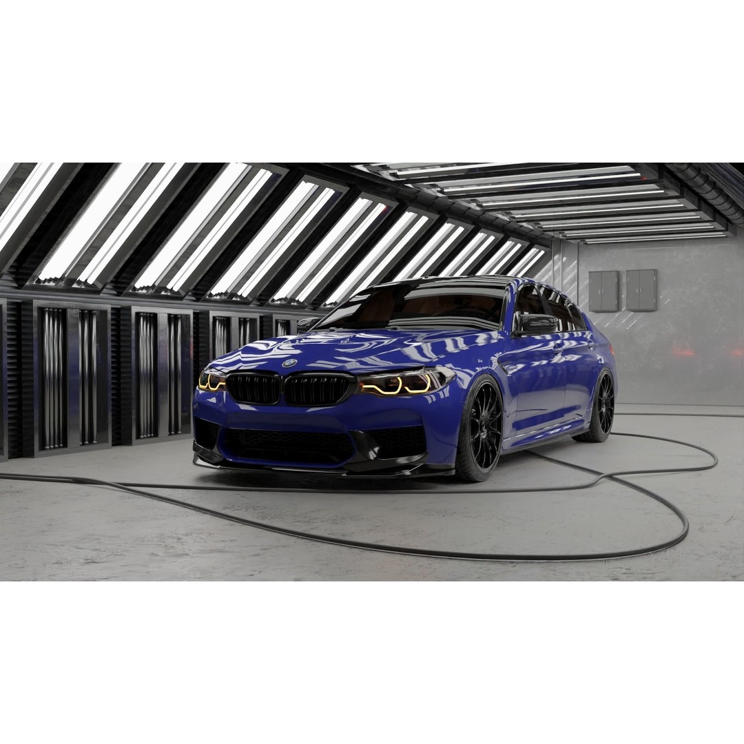 3D Car Rendering Scene – High Poly Blender Model for Realistic Renders - View 6