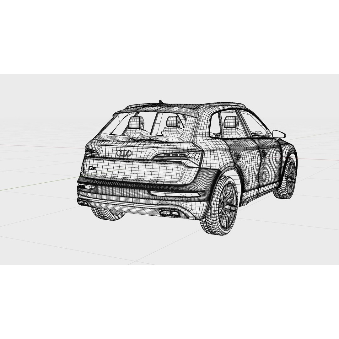 Audi Q5 3D Model – High Poly Game-Ready Asset, Blender, FBX - View 11