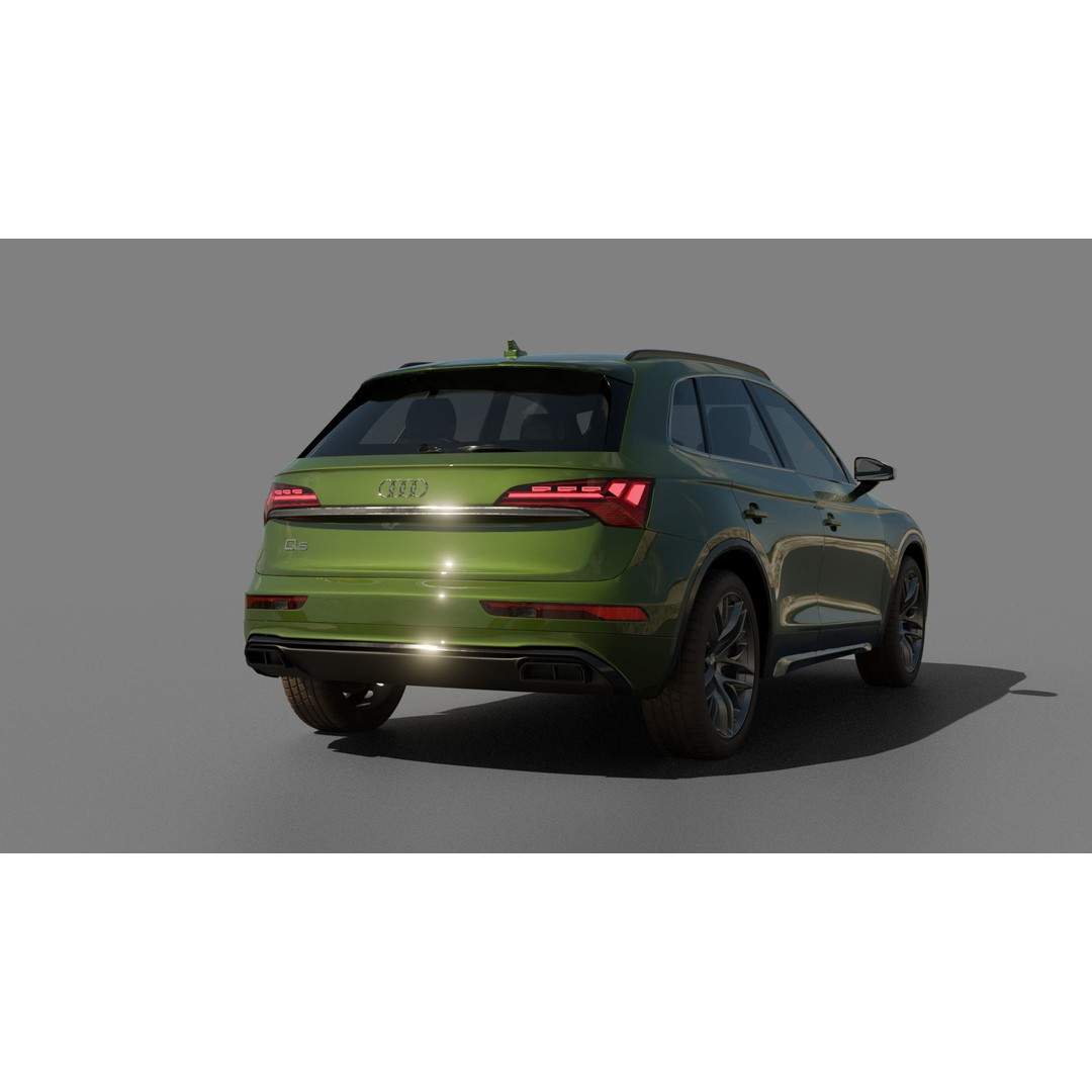 Audi Q5 3D Model – High Poly Game-Ready Asset, Blender, FBX - View 3