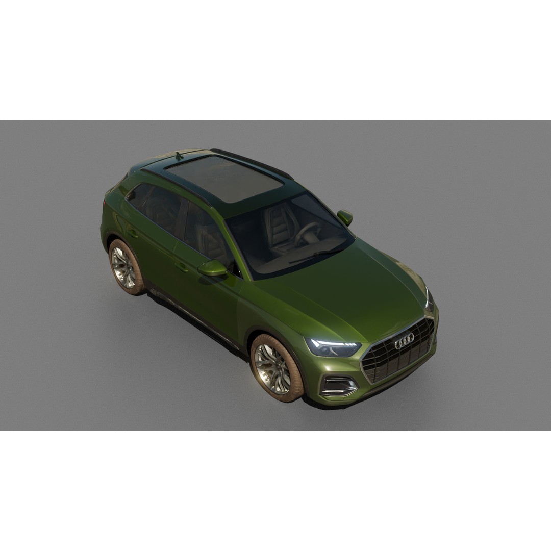 Audi Q5 3D Model – High Poly Game-Ready Asset, Blender, FBX - View 4