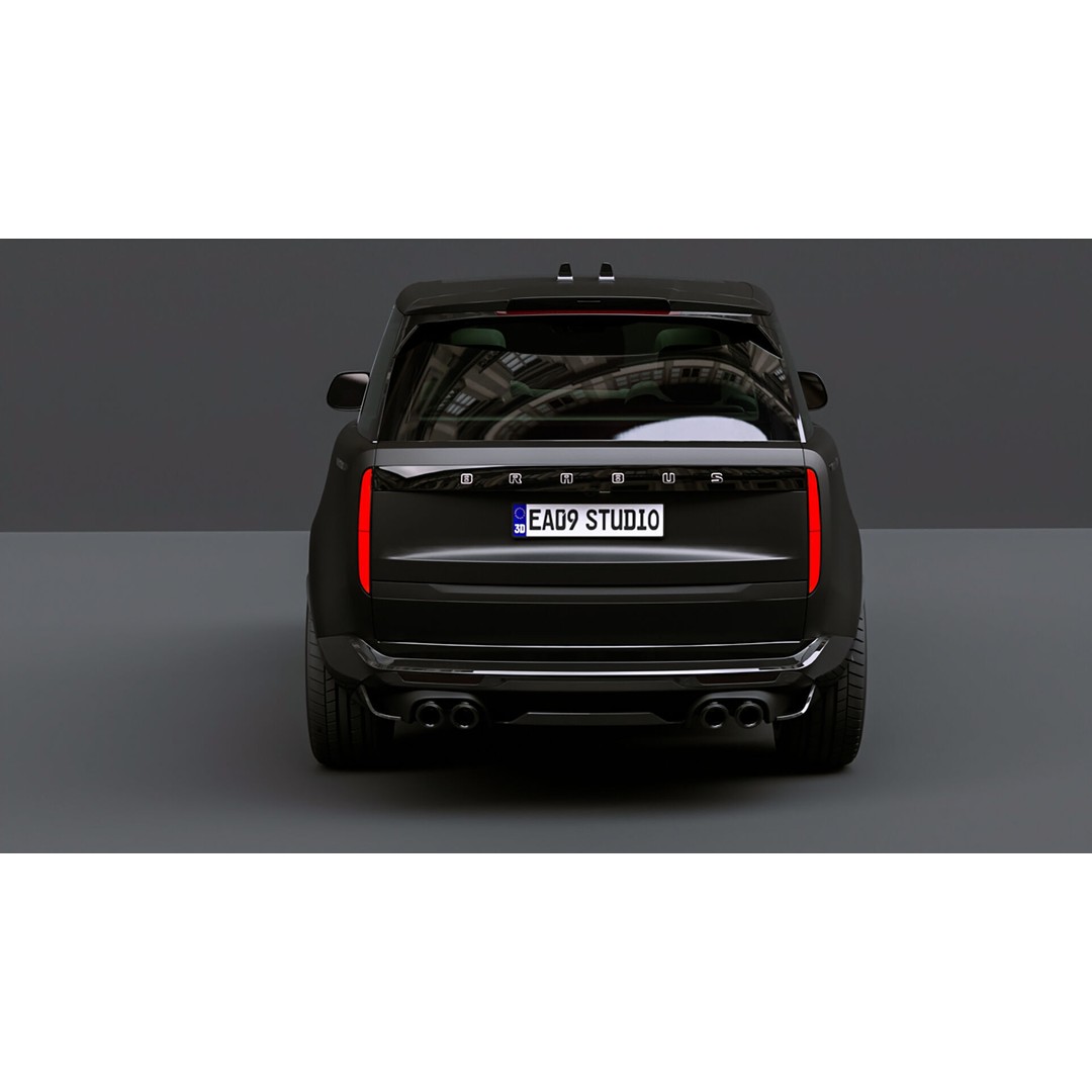 Range Rover BRABUS 600 3D Model – High Poly Game-Ready Asset, FBX, OBJ - View 11