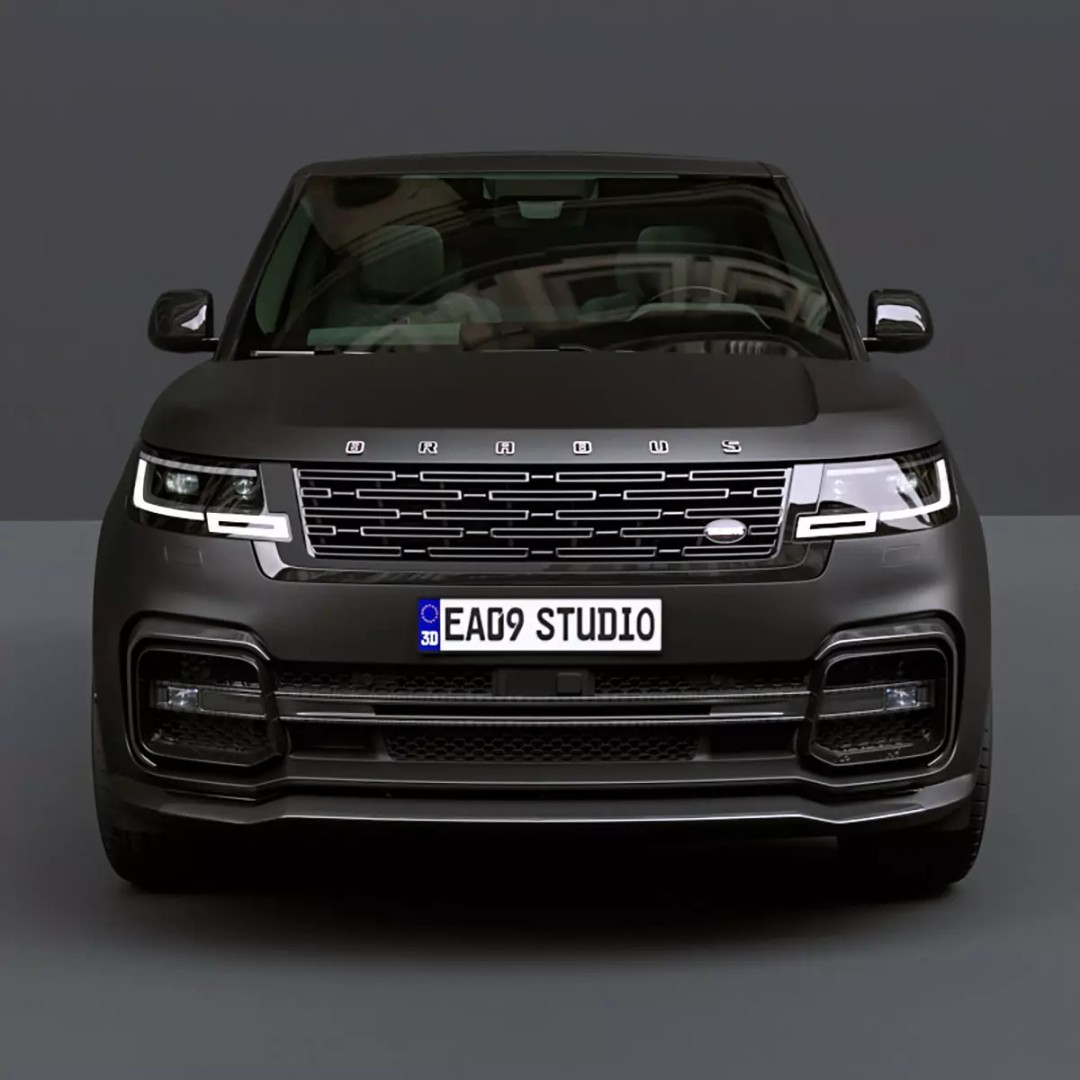 Range Rover BRABUS 600 3D Model – High Poly Game-Ready Asset, FBX, OBJ - View 2