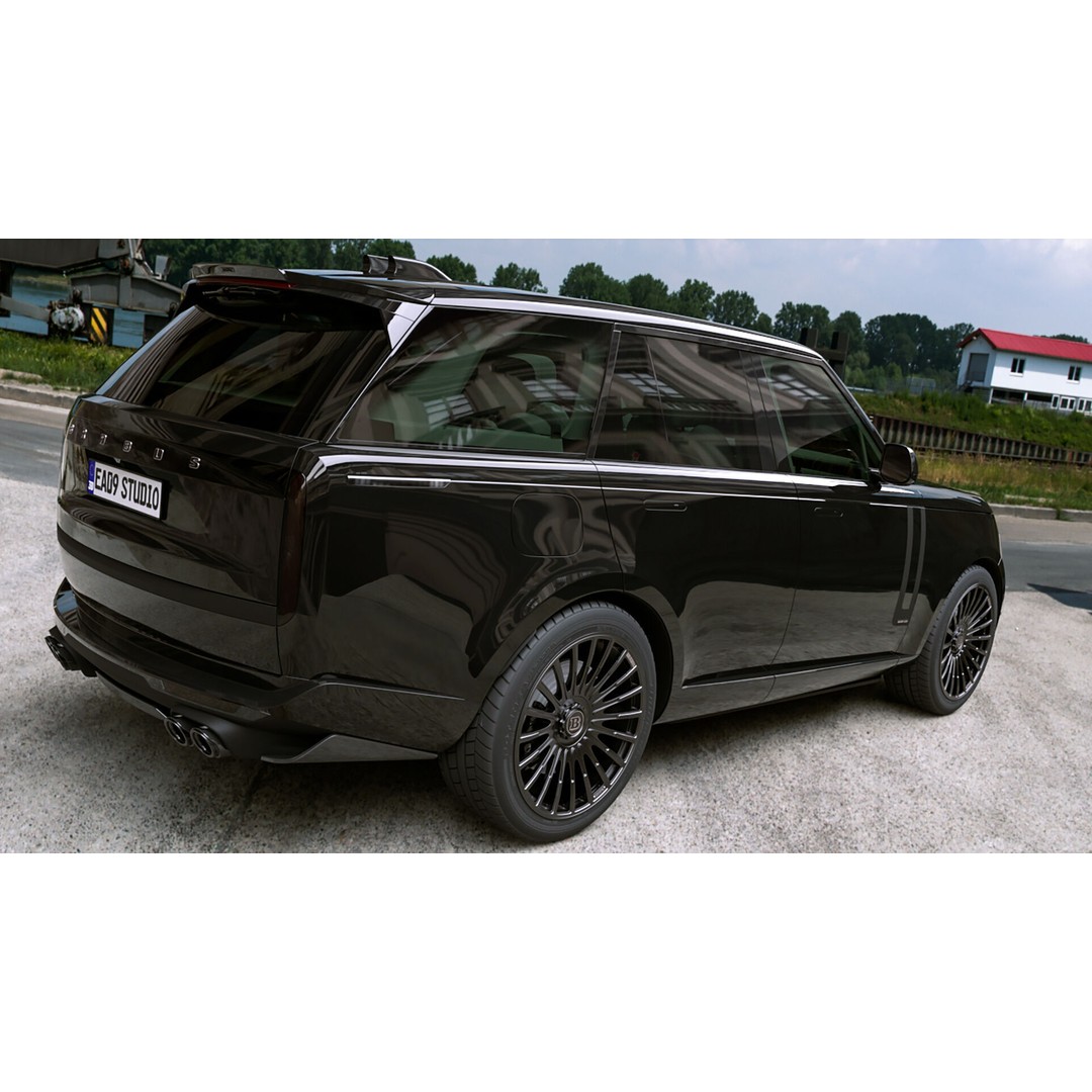 Range Rover BRABUS 600 3D Model – High Poly Game-Ready Asset, FBX, OBJ - View 7