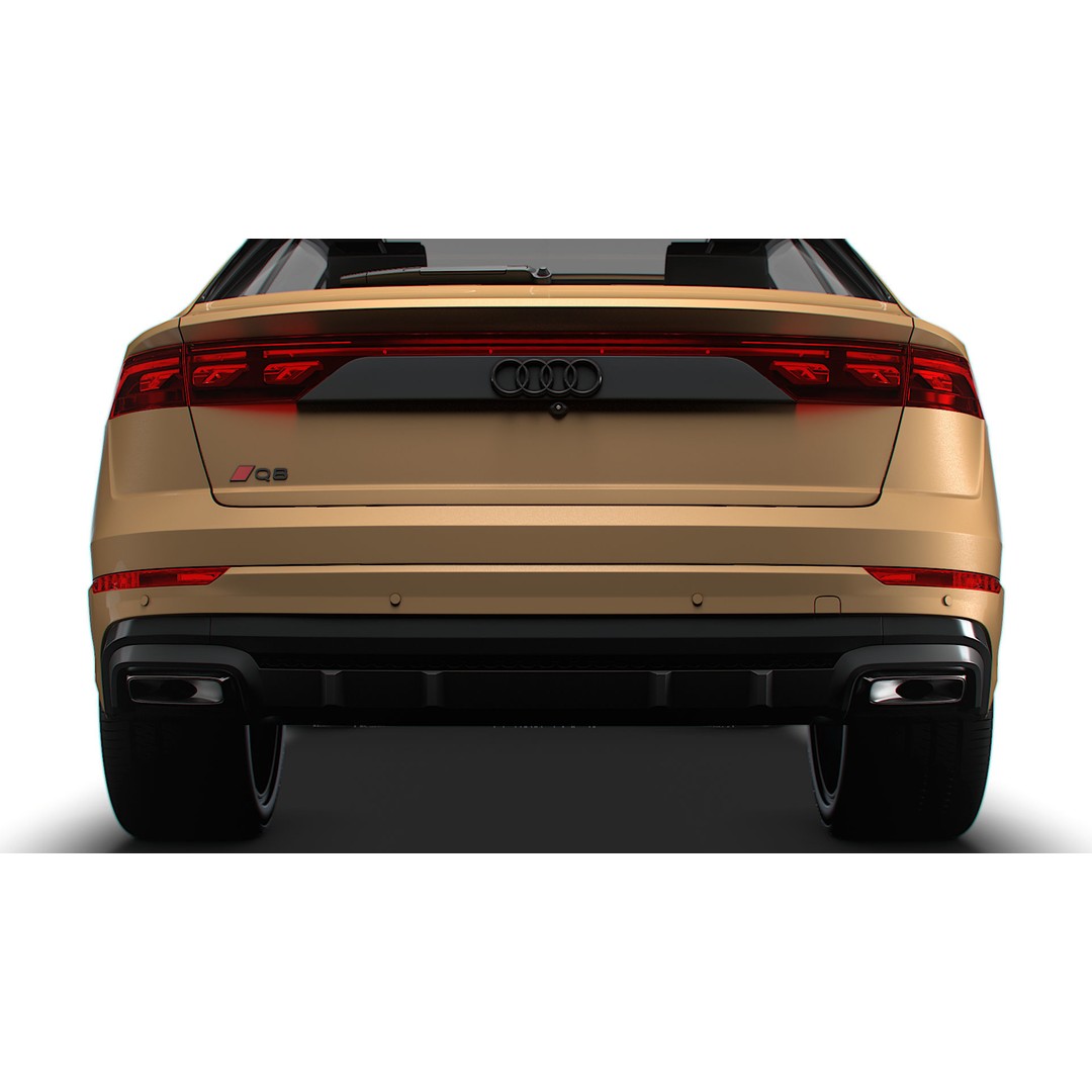Audi Q8 3D Model – High Poly Luxury SUV, FBX, OBJ, Game Ready - View 10