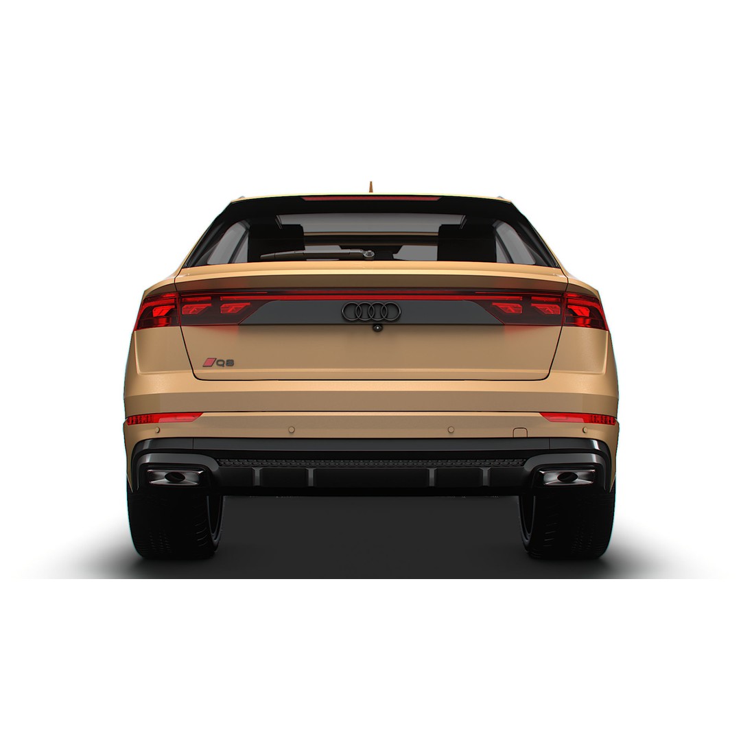 Audi Q8 3D Model – High Poly Luxury SUV, FBX, OBJ, Game Ready - View 12