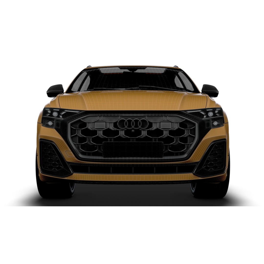 Audi Q8 3D Model – High Poly Luxury SUV, FBX, OBJ, Game Ready - View 22