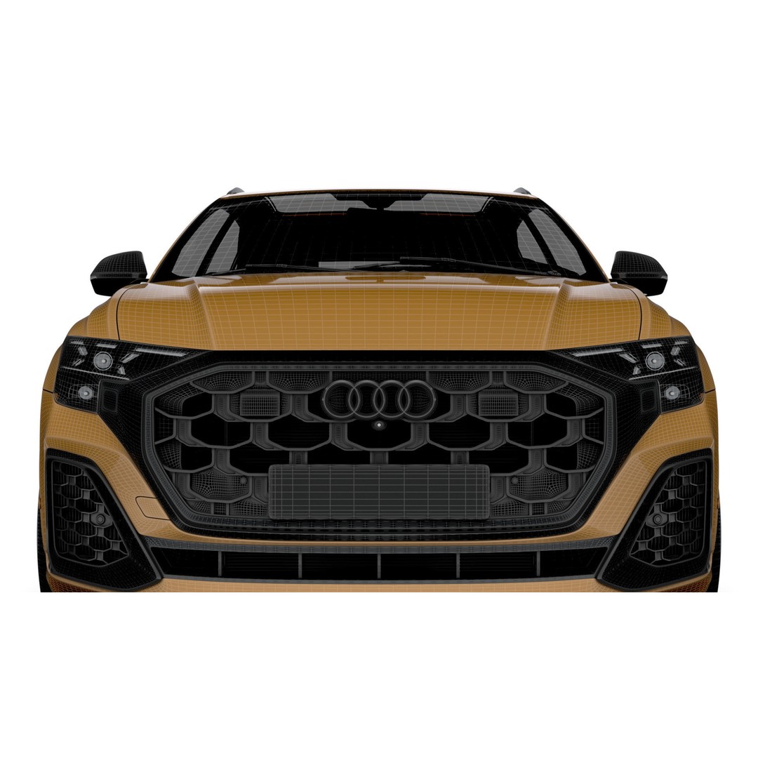 Audi Q8 3D Model – High Poly Luxury SUV, FBX, OBJ, Game Ready - View 23