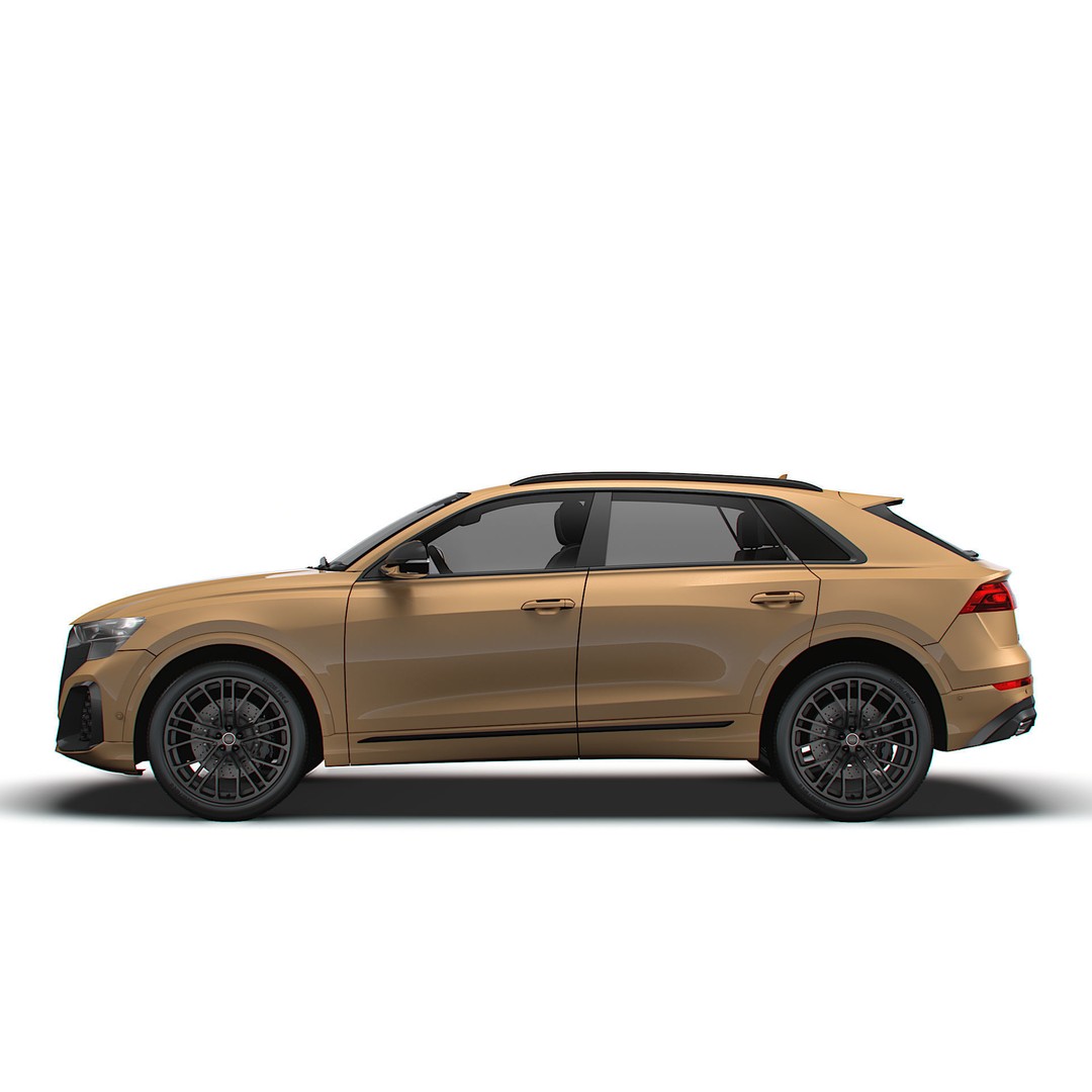 Audi Q8 3D Model – High Poly Luxury SUV, FBX, OBJ, Game Ready - View 6