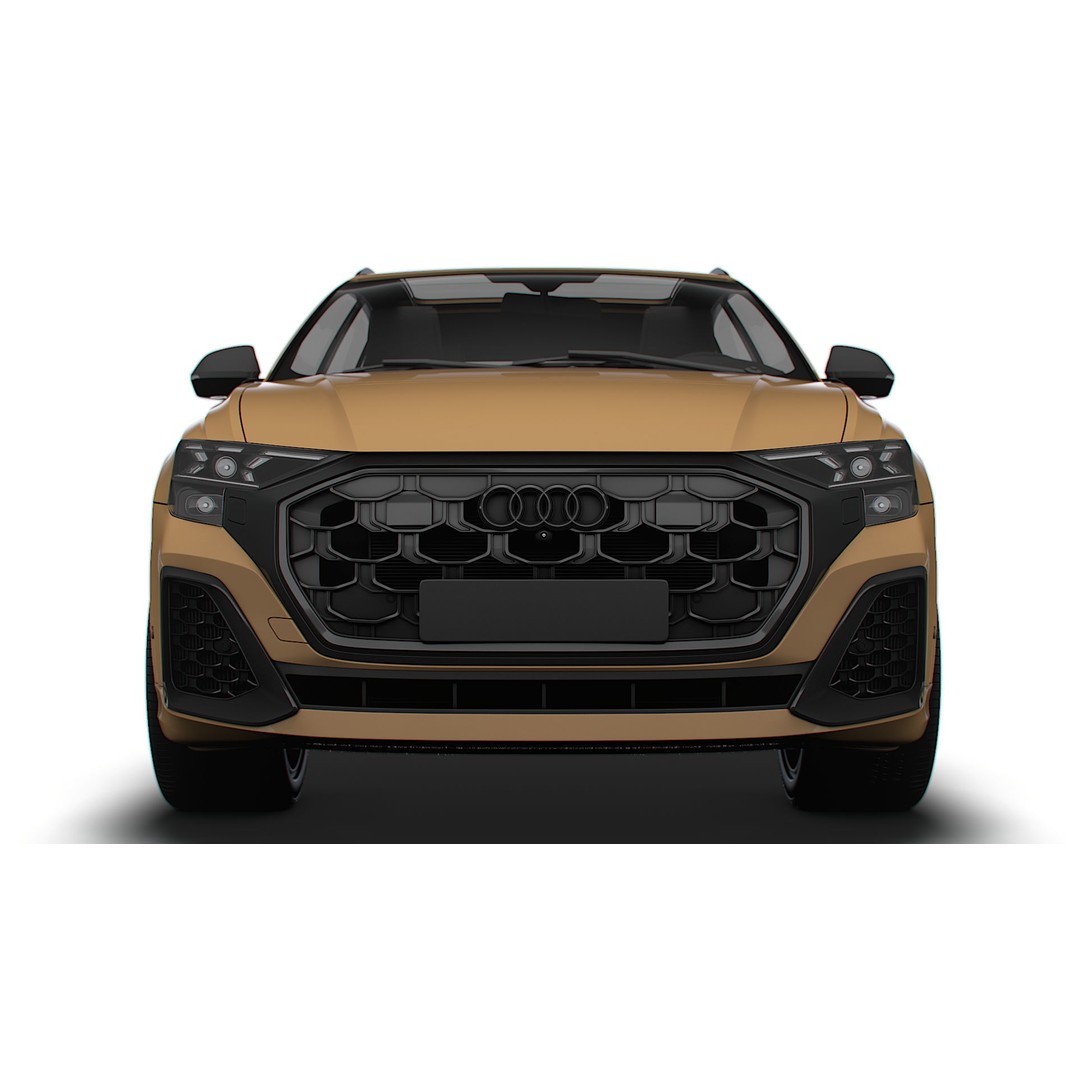 Audi Q8 3D Model – High Poly Luxury SUV, FBX, OBJ, Game Ready - View 8