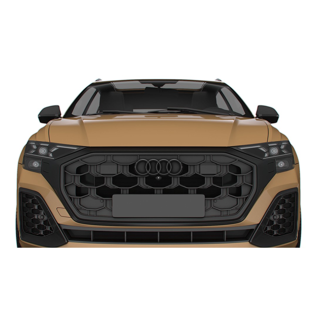 Audi Q8 3D Model – High Poly Luxury SUV, FBX, OBJ, Game Ready - View 9