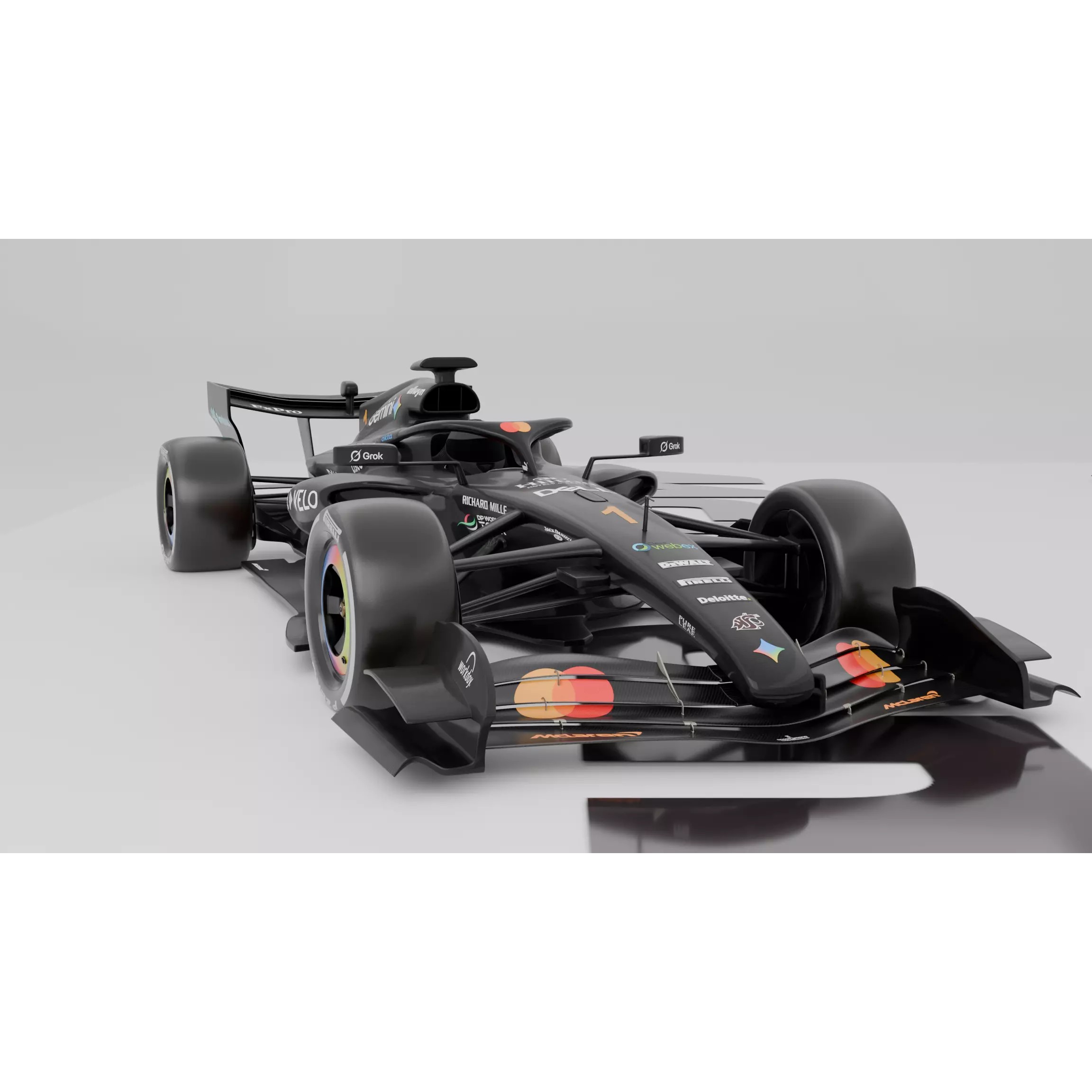 McLaren F1 MCL40 2026 - Fully Rigged 3D Model - View 11