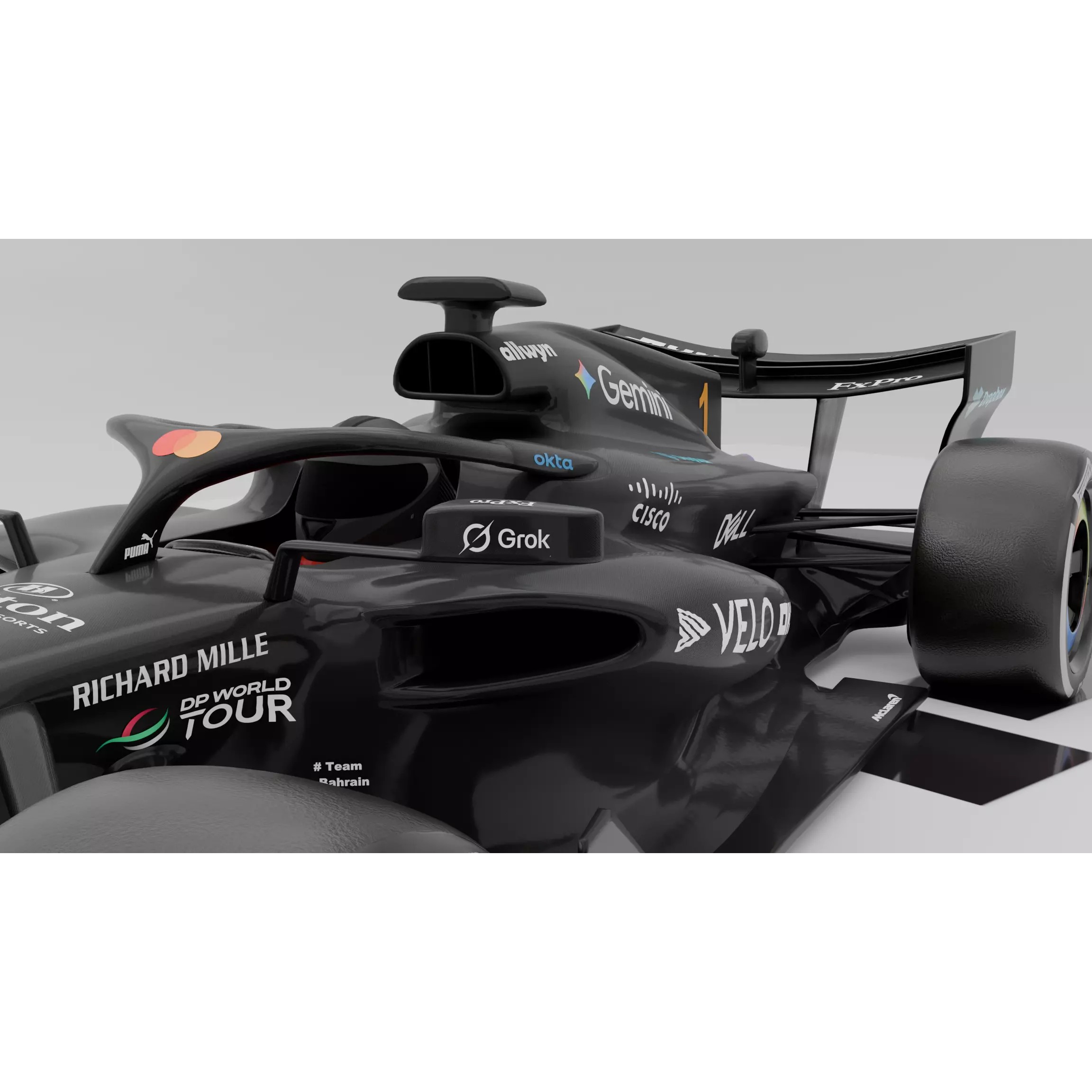 McLaren F1 MCL40 2026 - Fully Rigged 3D Model - View 15