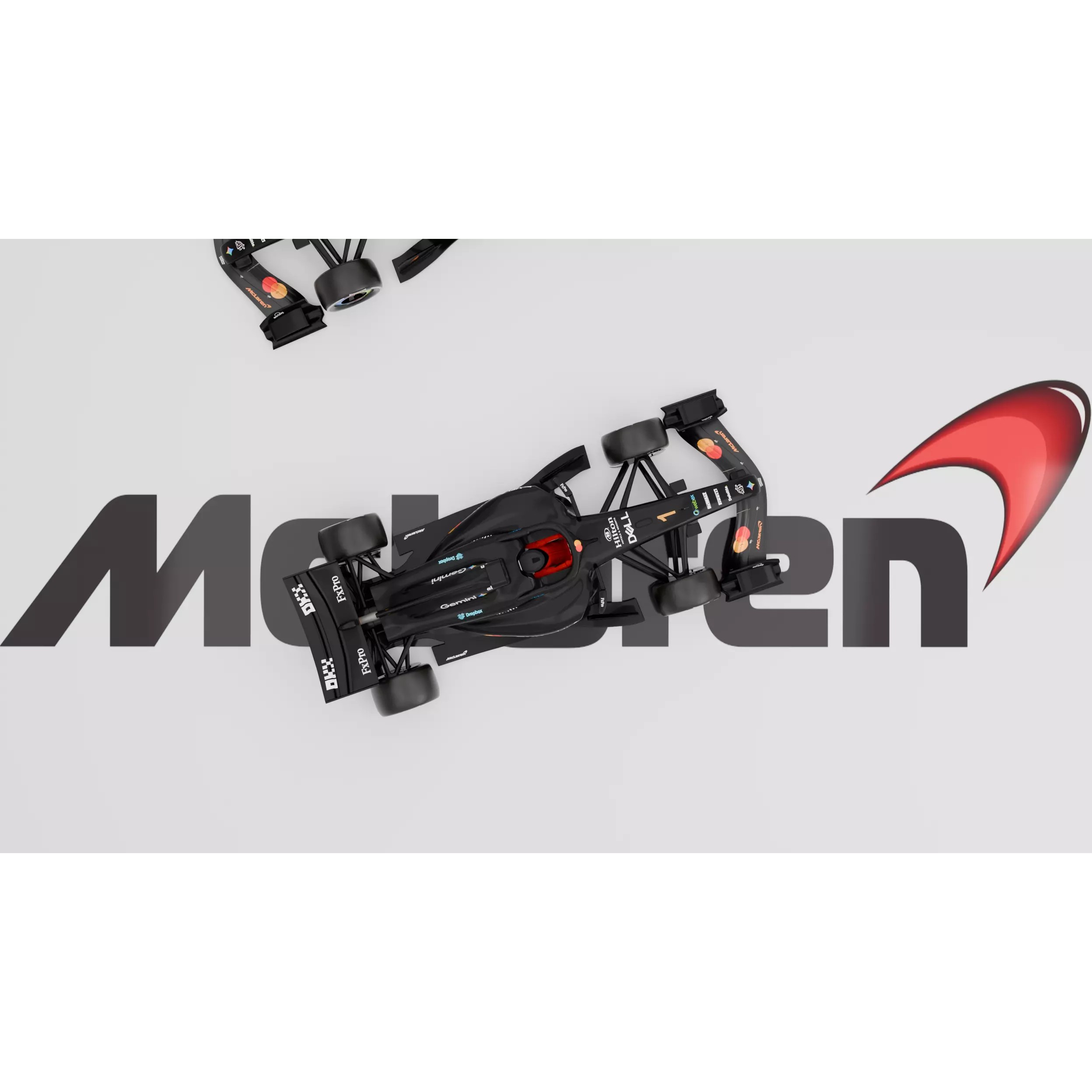 McLaren F1 MCL40 2026 - Fully Rigged 3D Model - View 17