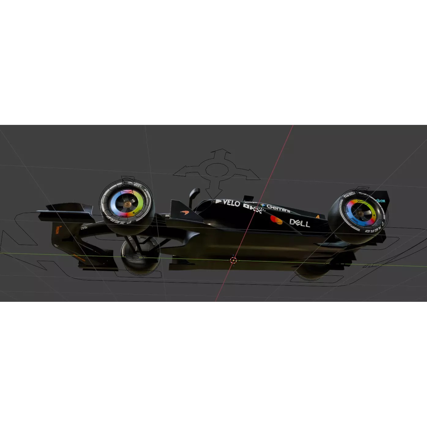 McLaren F1 MCL40 2026 - Fully Rigged 3D Model - View 20