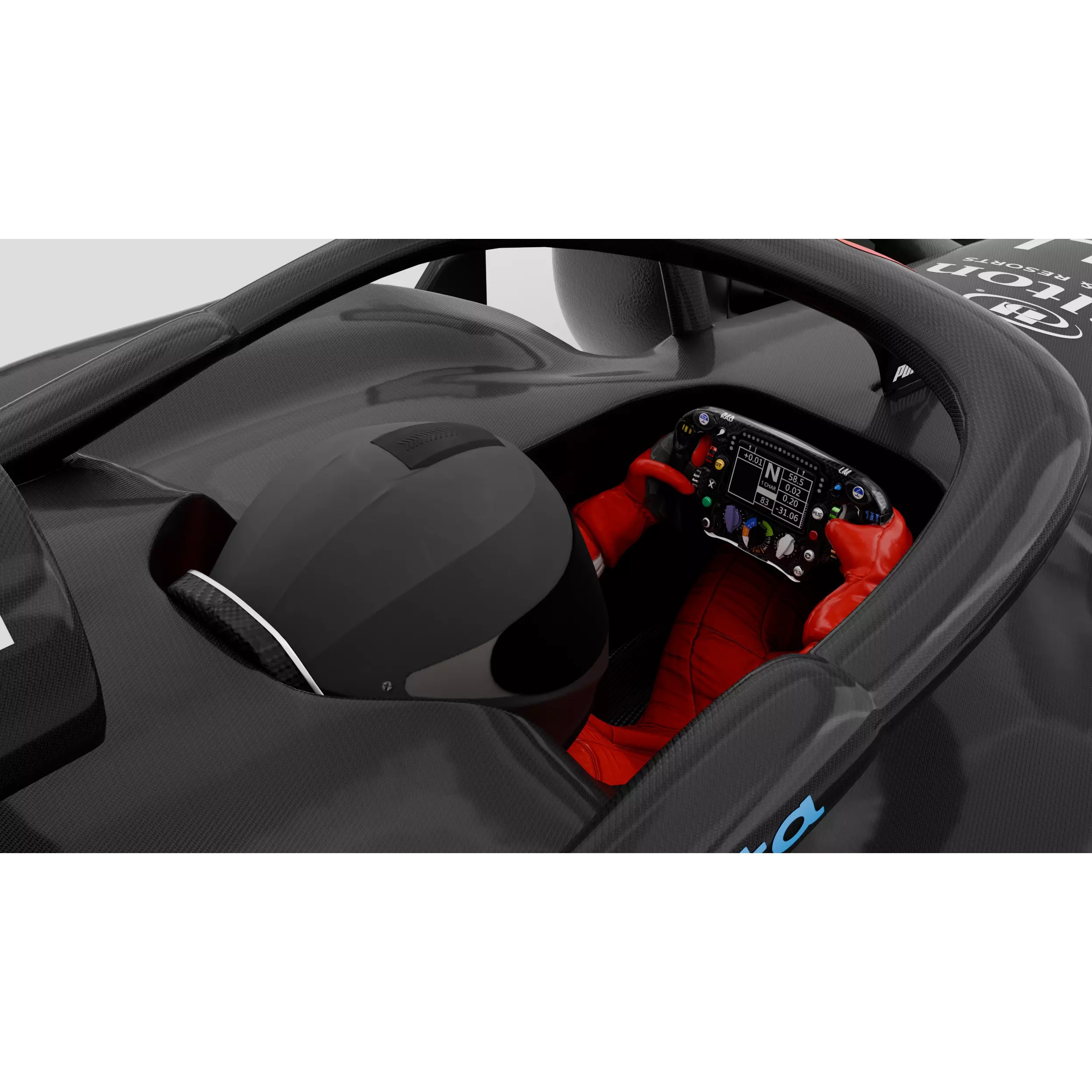 McLaren F1 MCL40 2026 - Fully Rigged 3D Model - View 7