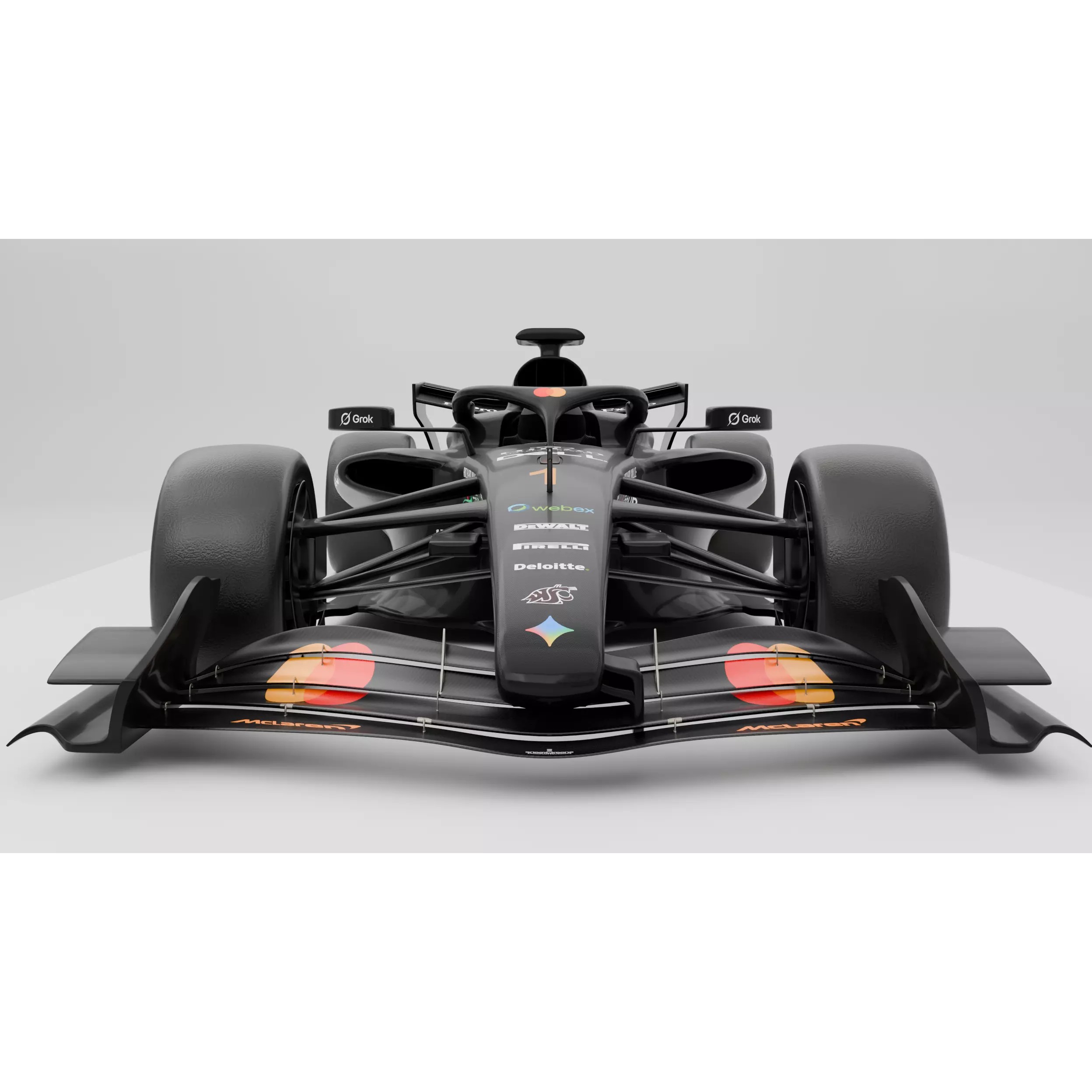 McLaren F1 MCL40 2026 - Fully Rigged 3D Model - View 8