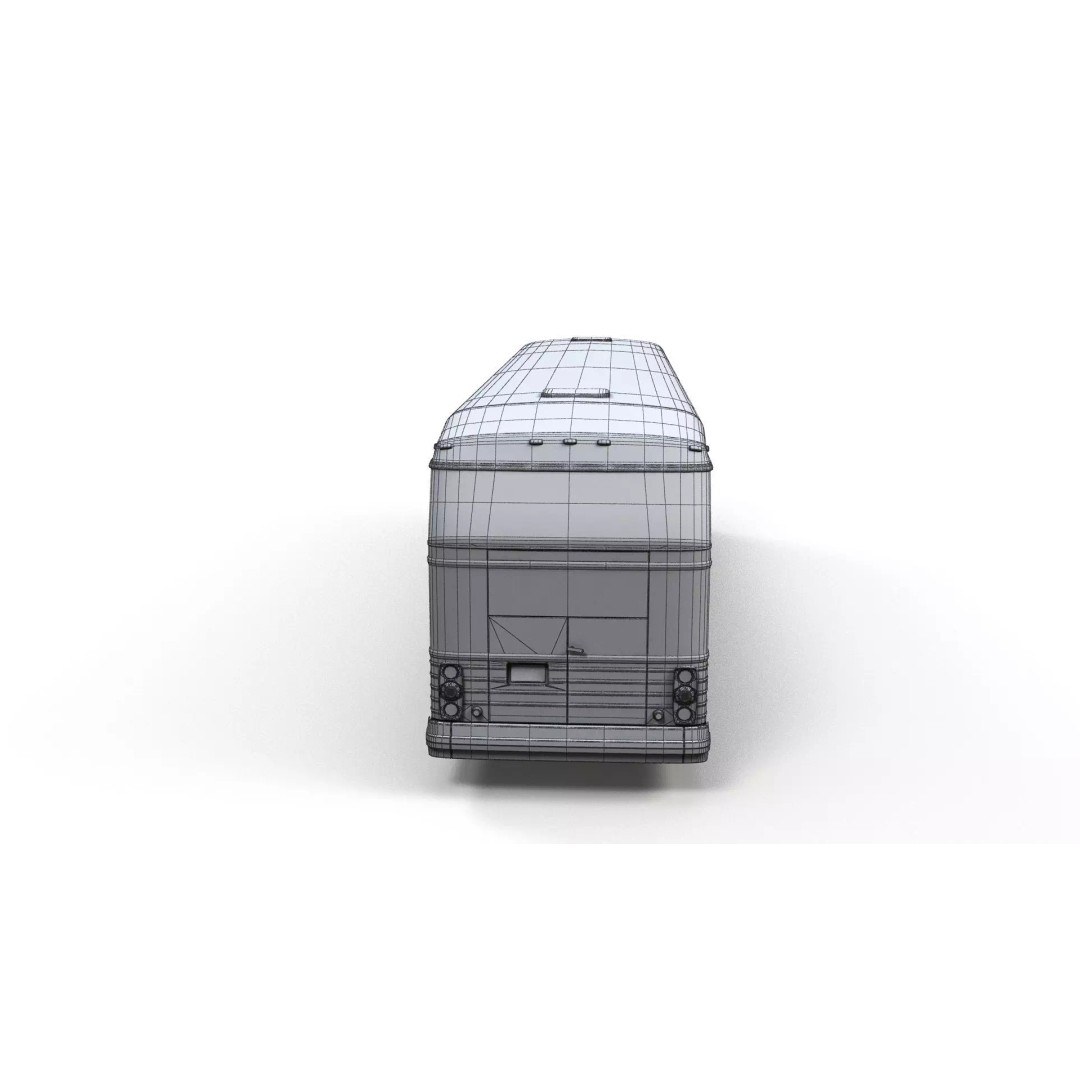 MCI 9 Bus 3D Model – Low Poly Game Ready Asset, FBX Format - View 23