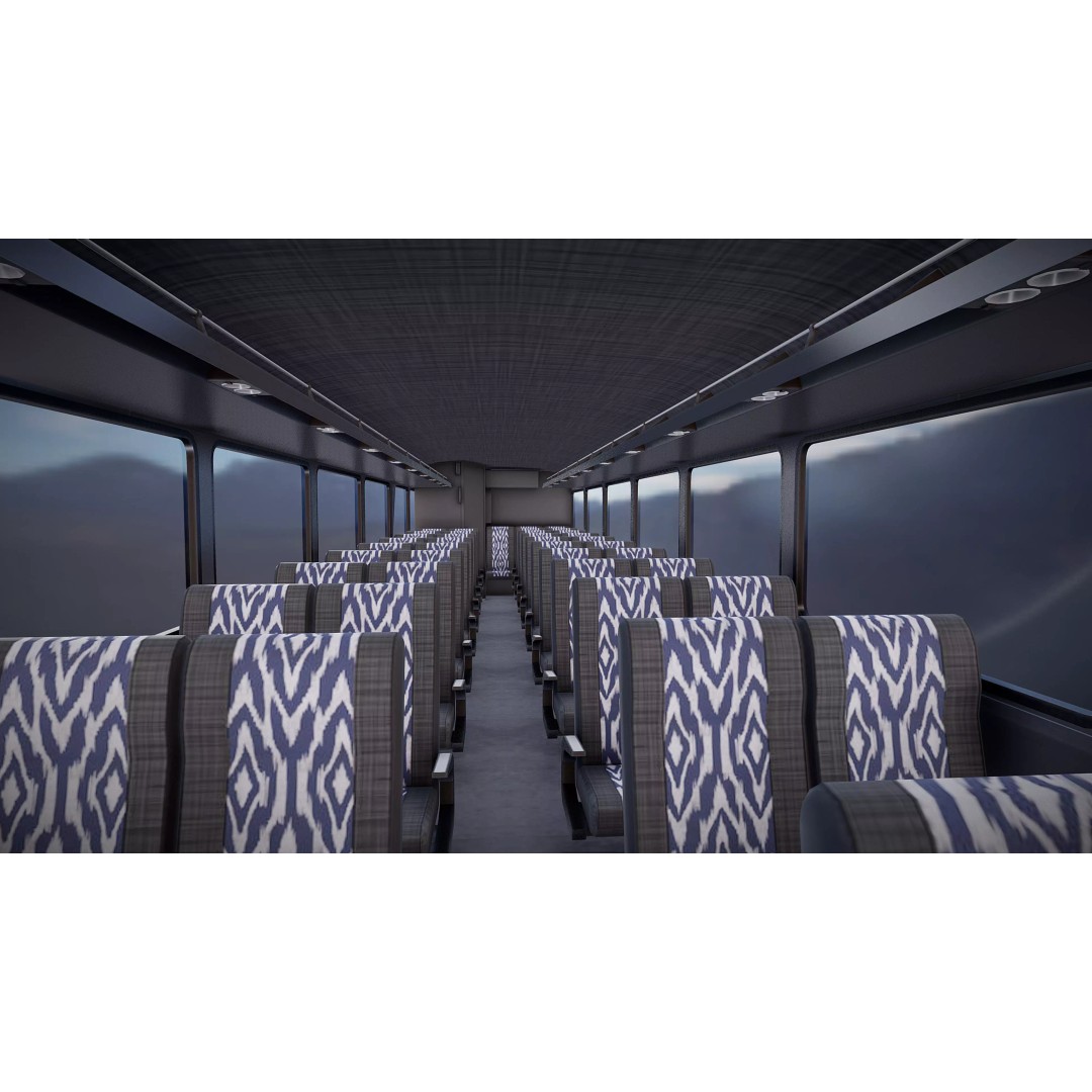 MCI 9 Bus 3D Model – Low Poly Game Ready Asset, FBX Format - View 45