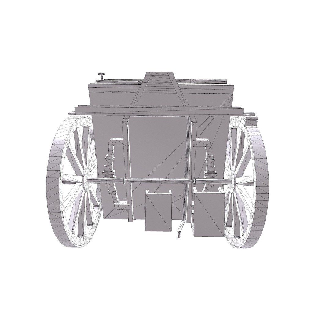WW1 Field Kitchen 3D Model – Low Poly PBR Game Asset, FBX