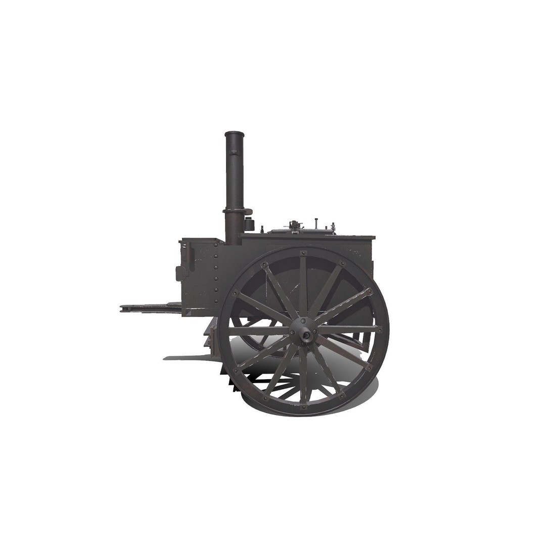 WW1 Field Kitchen 3D Model – Low Poly PBR Game Asset, FBX - View 11