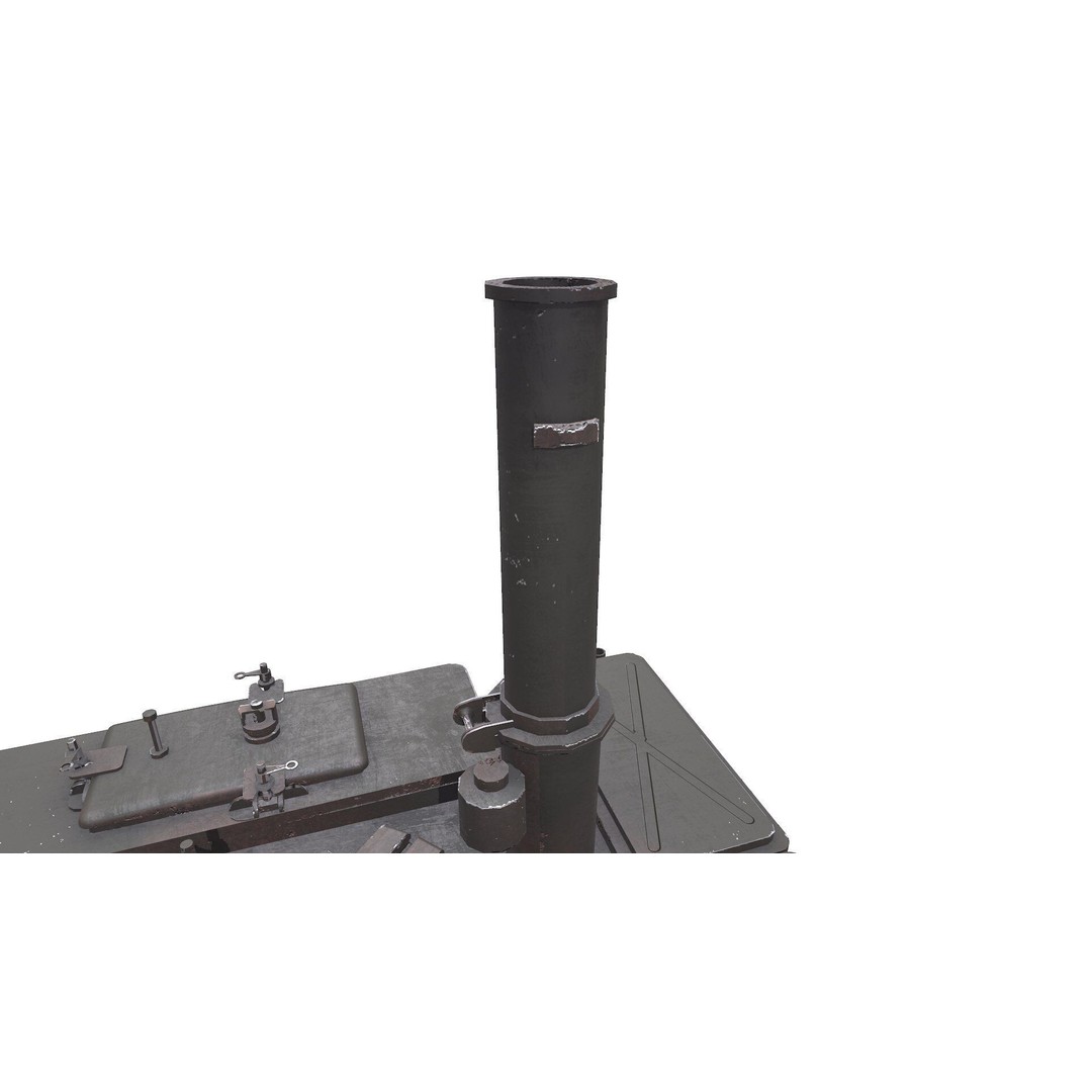 WW1 Field Kitchen 3D Model – Low Poly PBR Game Asset, FBX - View 18