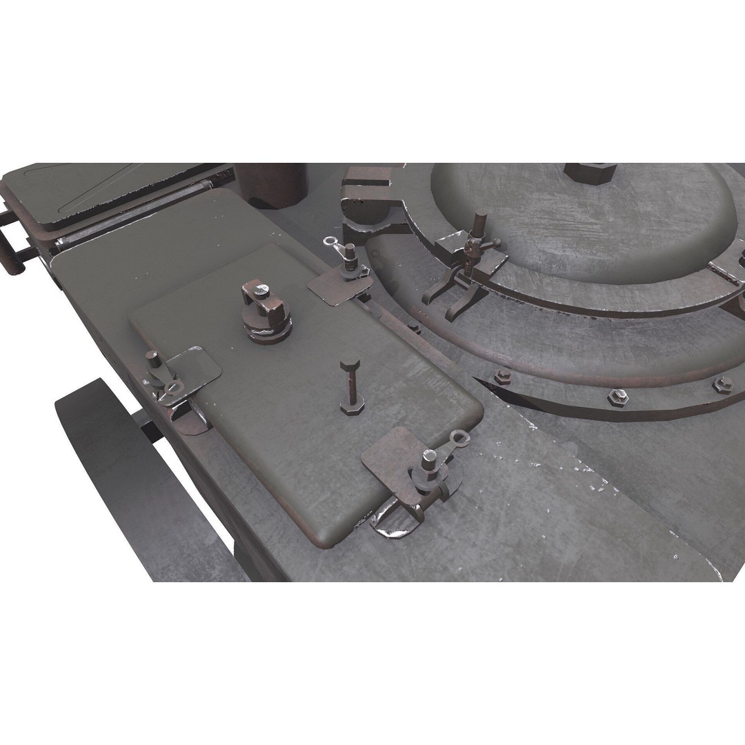 WW1 Field Kitchen 3D Model – Low Poly PBR Game Asset, FBX - View 19