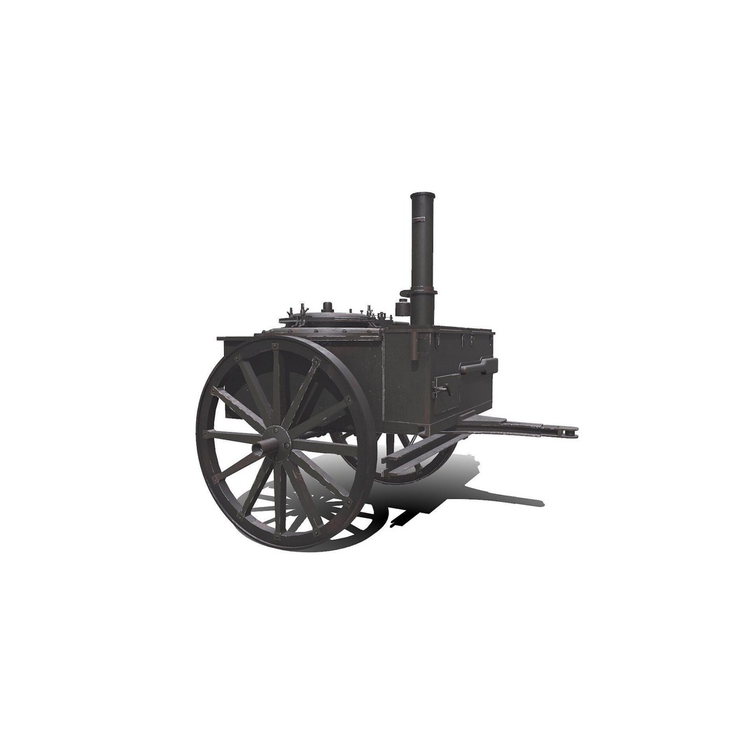 WW1 Field Kitchen 3D Model – Low Poly PBR Game Asset, FBX - View 5