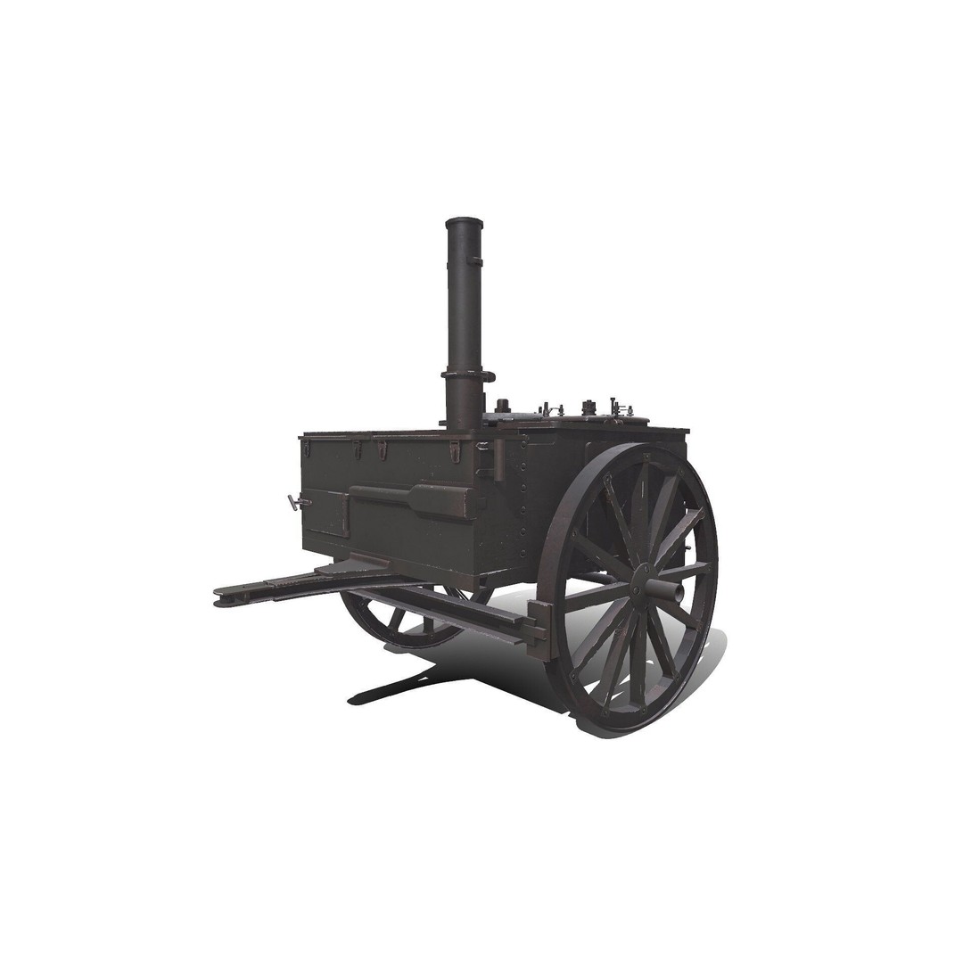 WW1 Field Kitchen 3D Model – Low Poly PBR Game Asset, FBX - View 9
