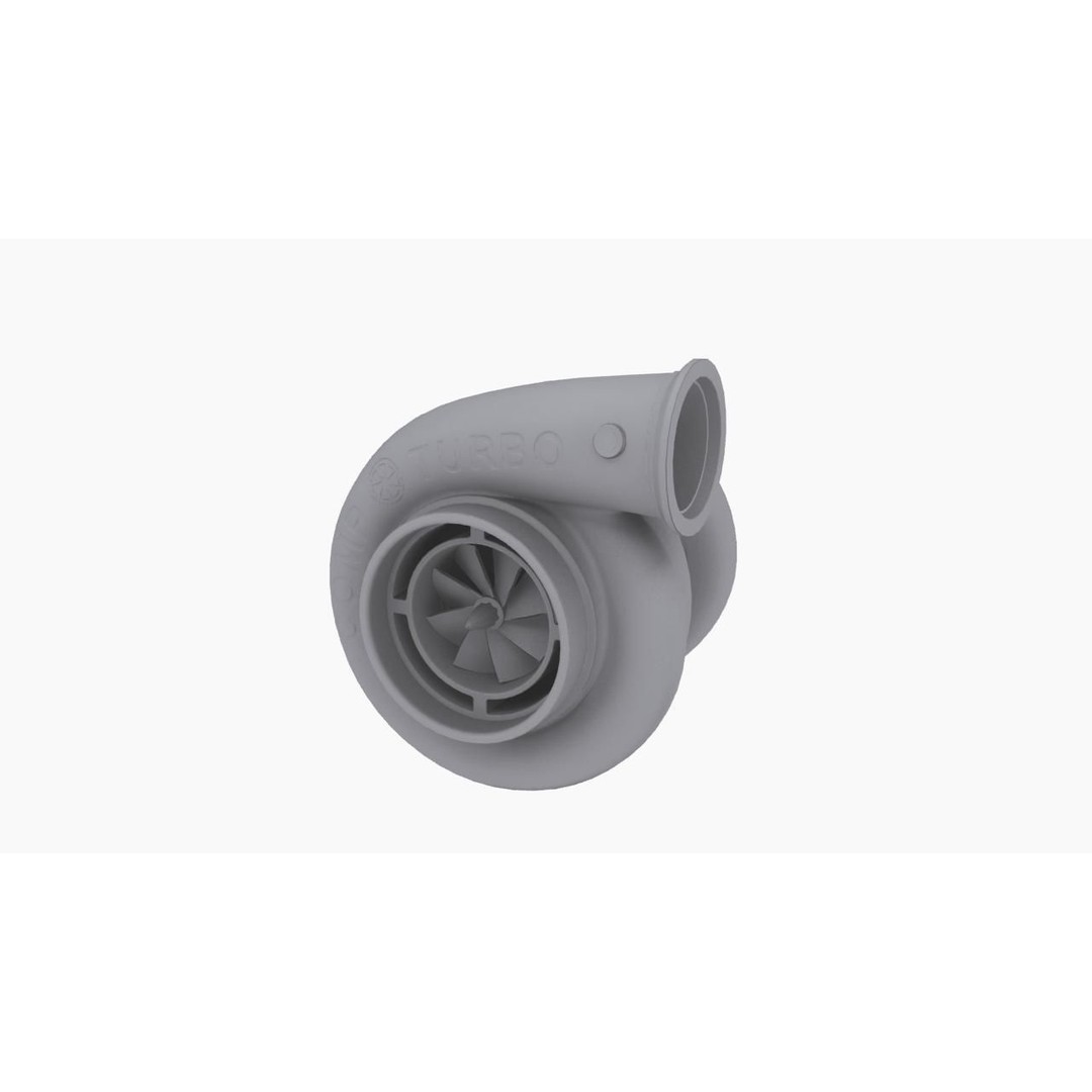 Comp Turbo CTR55140S Turbocharger 3D Model – Low Poly Game Ready FBX - View 10