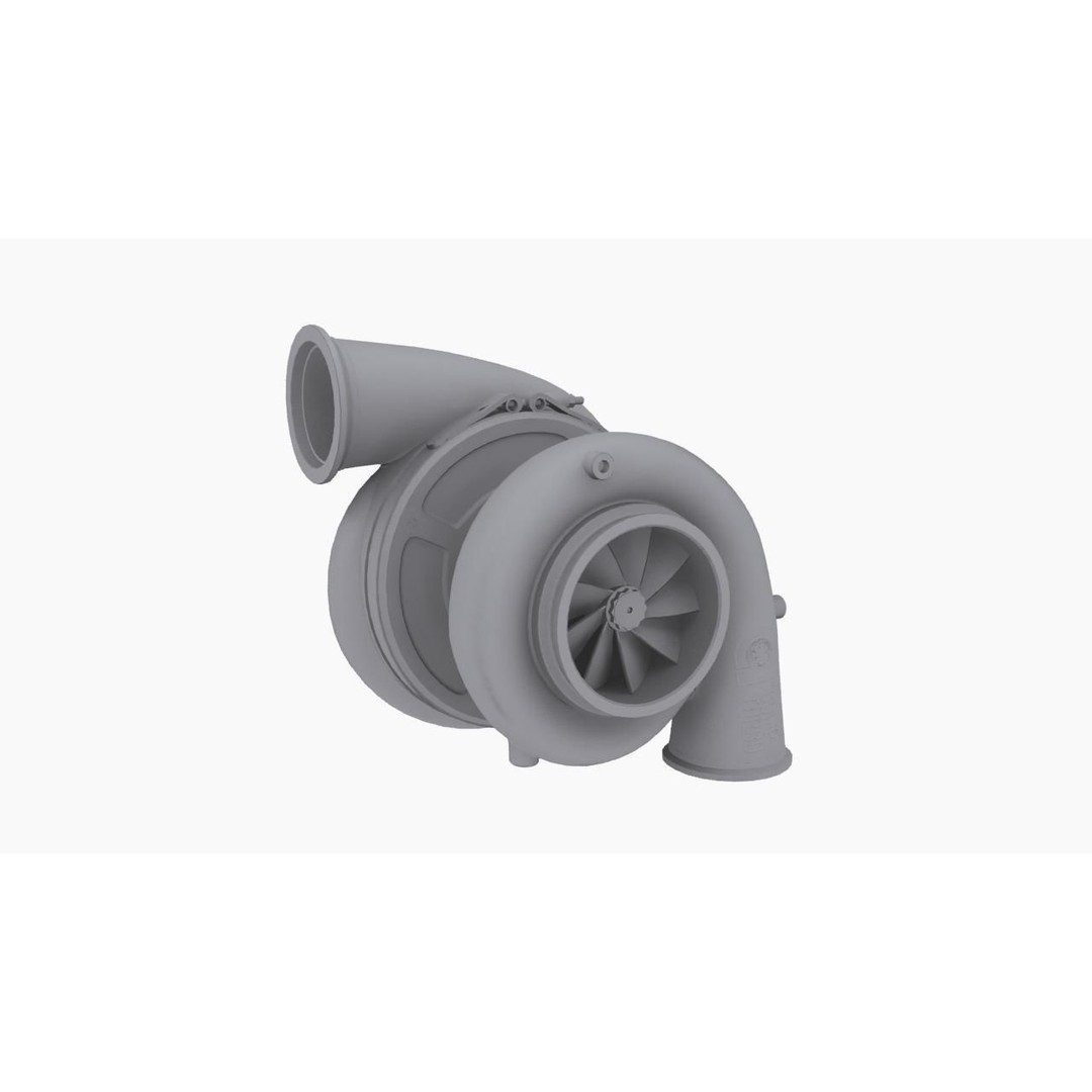 Comp Turbo CTR55140S Turbocharger 3D Model – Low Poly Game Ready FBX - View 11