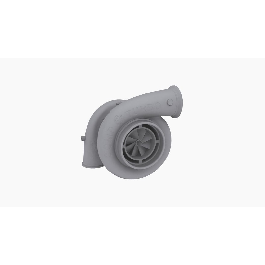 Comp Turbo CTR55140S Turbocharger 3D Model – Low Poly Game Ready FBX - View 8