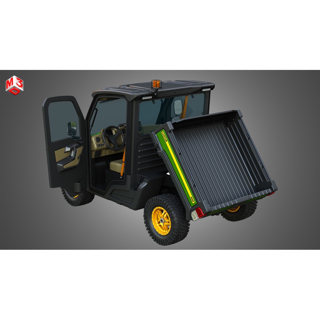 XUV865M Gator 3D Model – High Poly UTV Crossover Vehicle, FBX