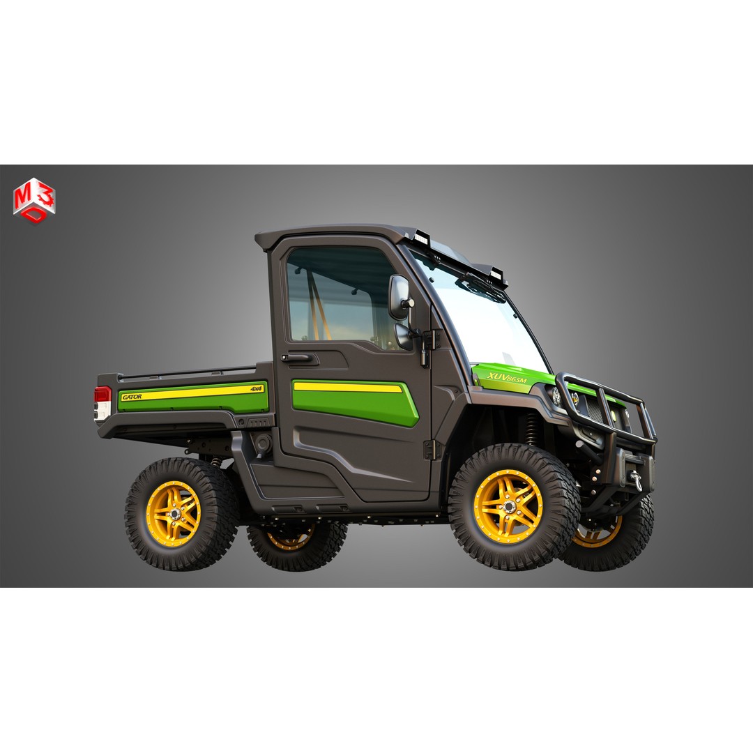 XUV865M Gator 3D Model – High Poly UTV Crossover Vehicle, FBX - View 18