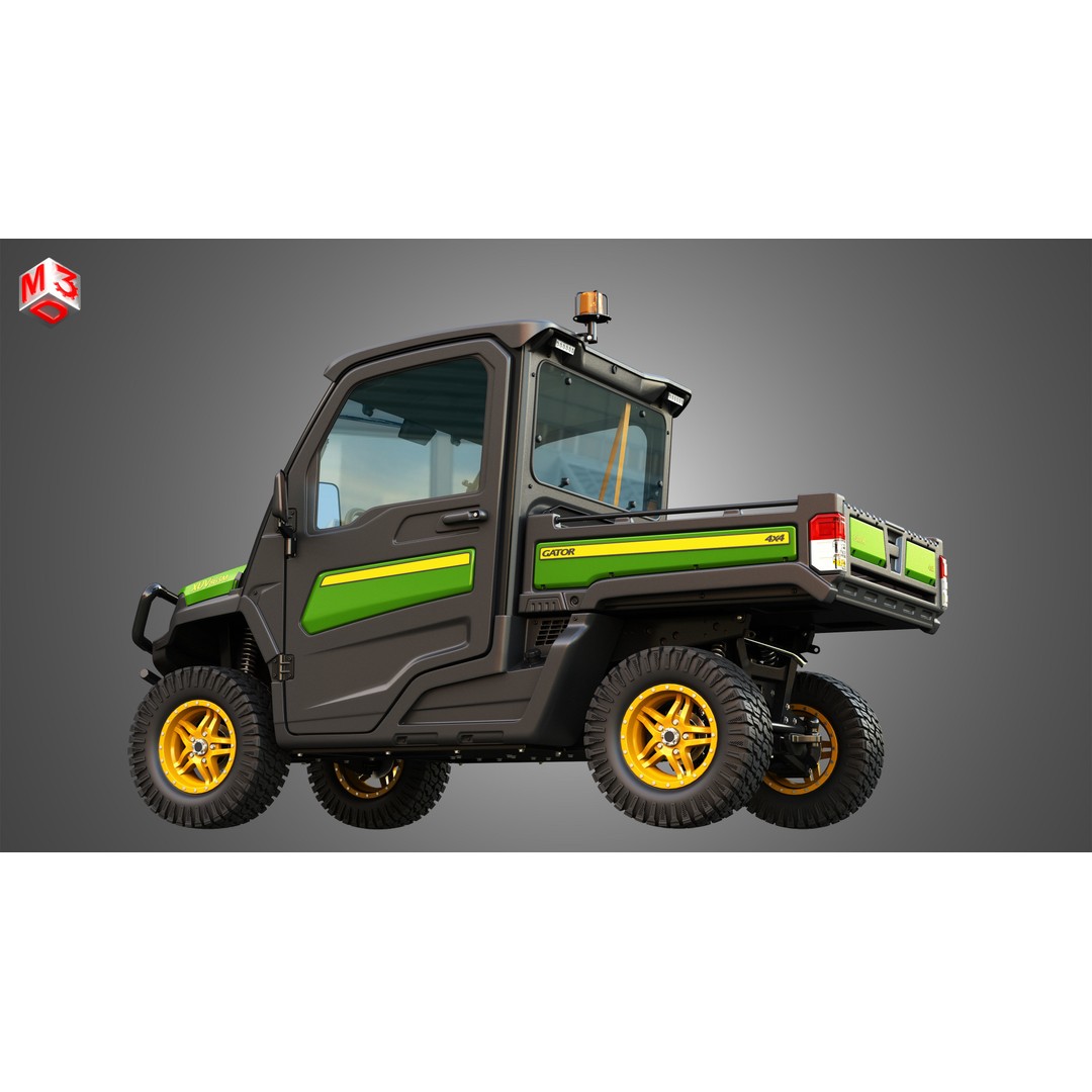 XUV865M Gator 3D Model – High Poly UTV Crossover Vehicle, FBX - View 20